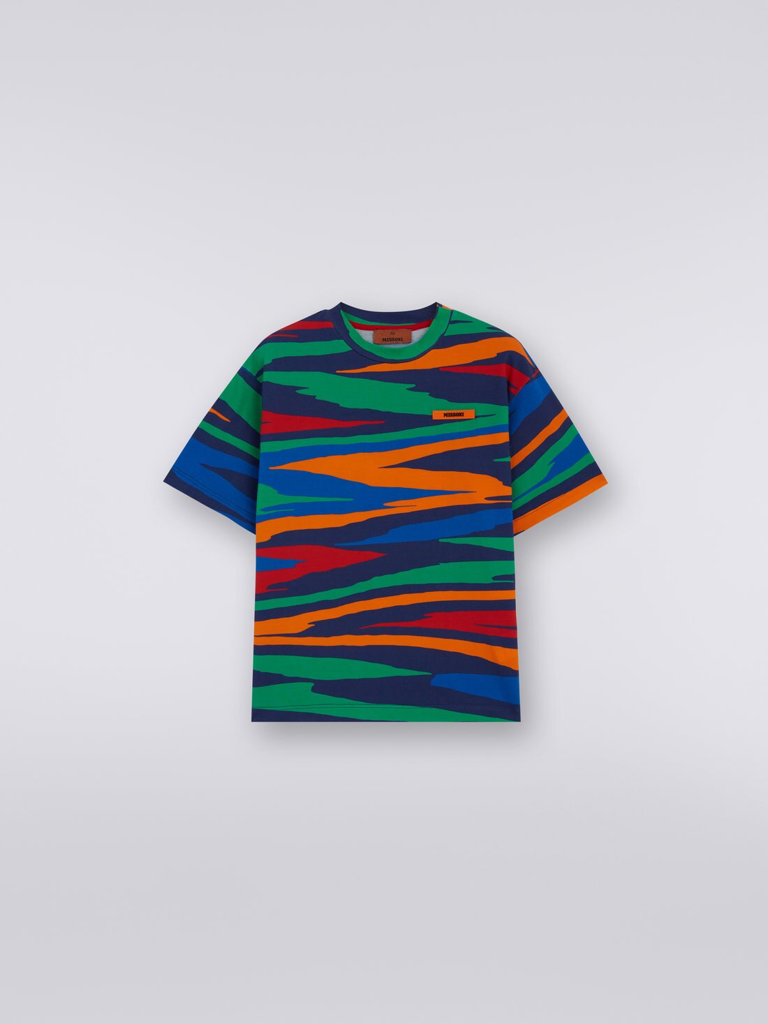 Tシャツ コットンブレンド スラブ入り マルチカラー | Missoni