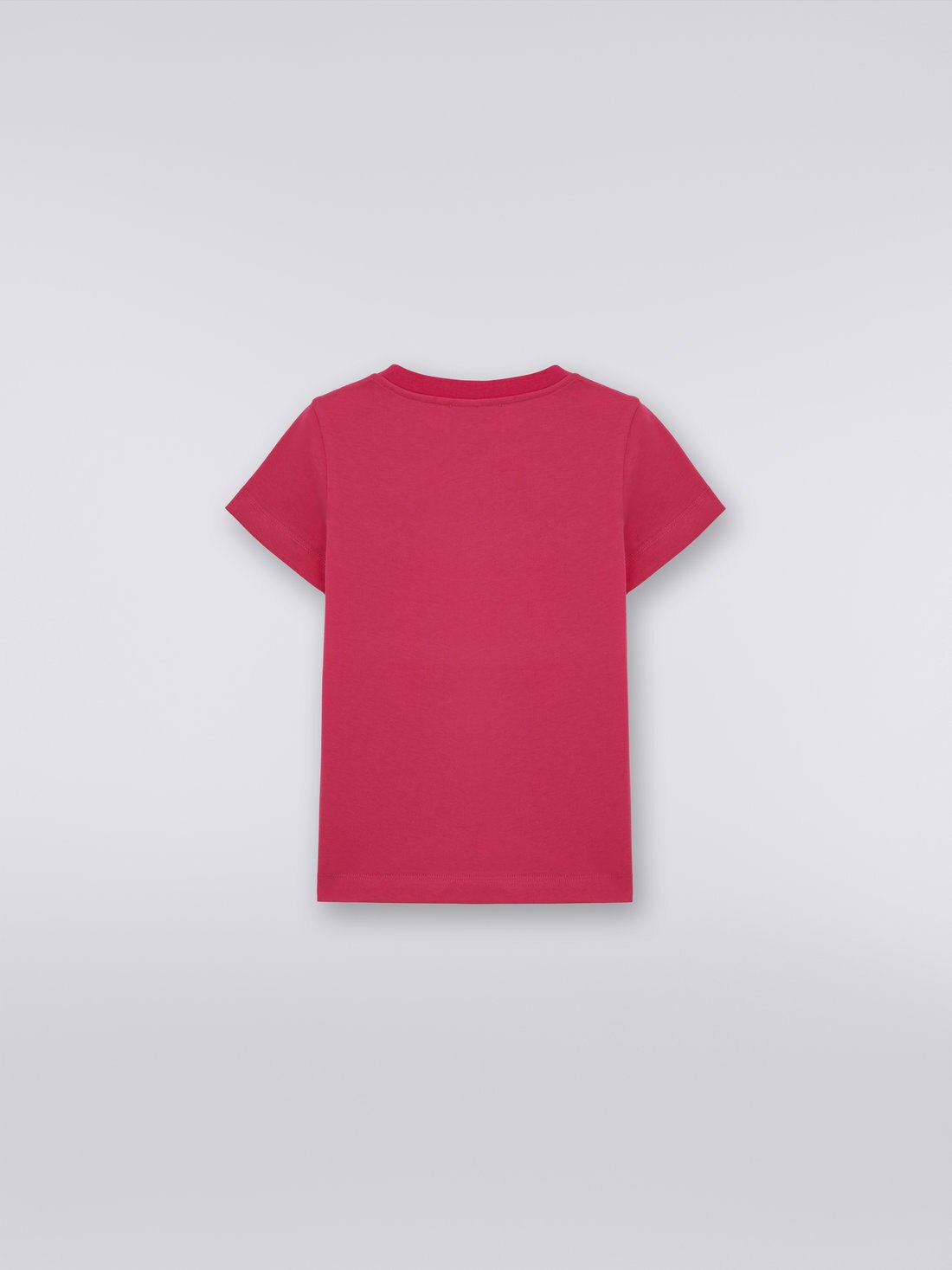 Cotton T- shirt with rhinestone logo, Multicoloured  - KS23WL0OBV00E0S30CI - 1