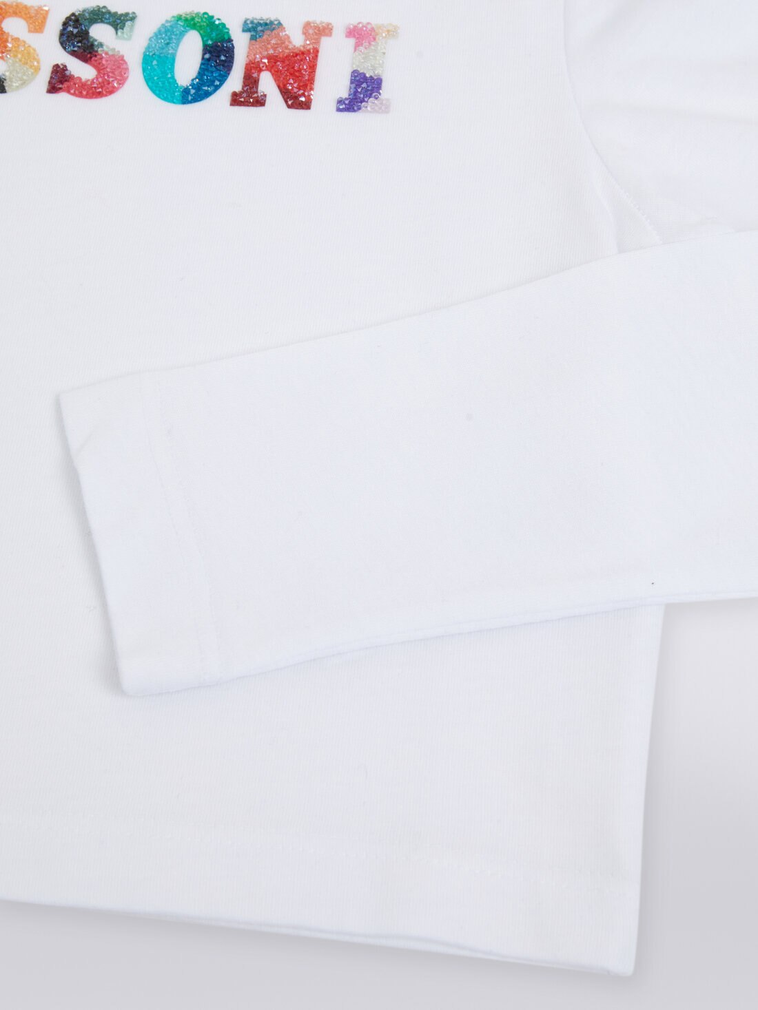 Camiseta de cuello redondo de algodón, Blanco  - 8053147026541 - 3