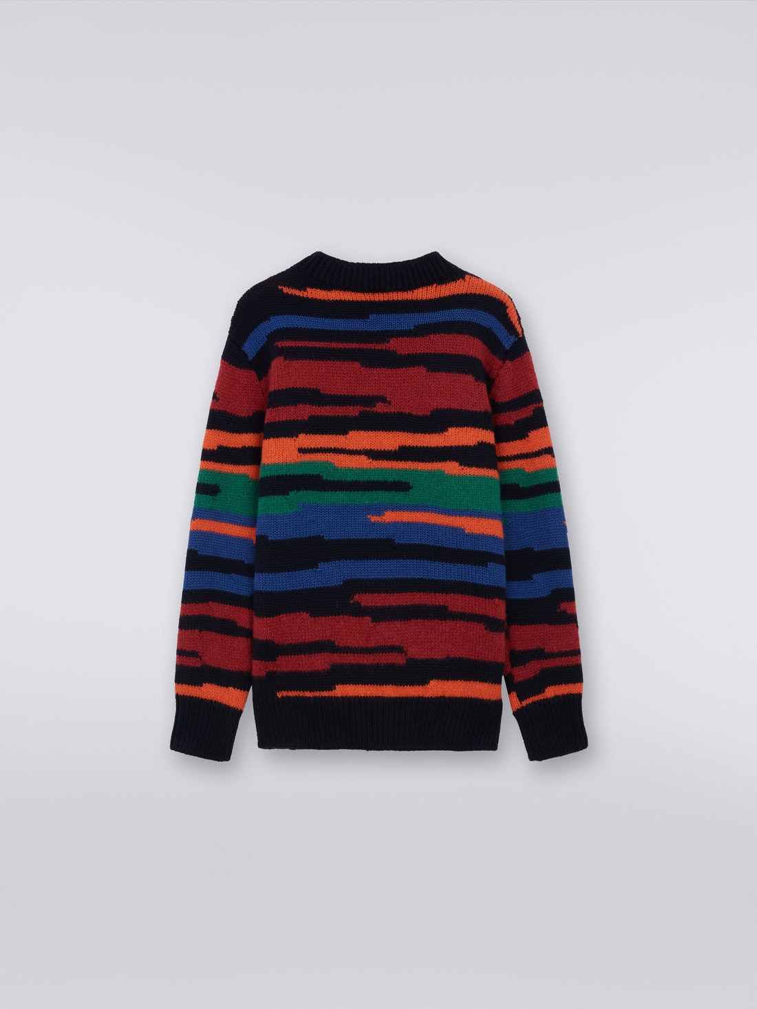 Pull à col ras-du-cou en laine, Multicolore  - 8053147035932 - 1
