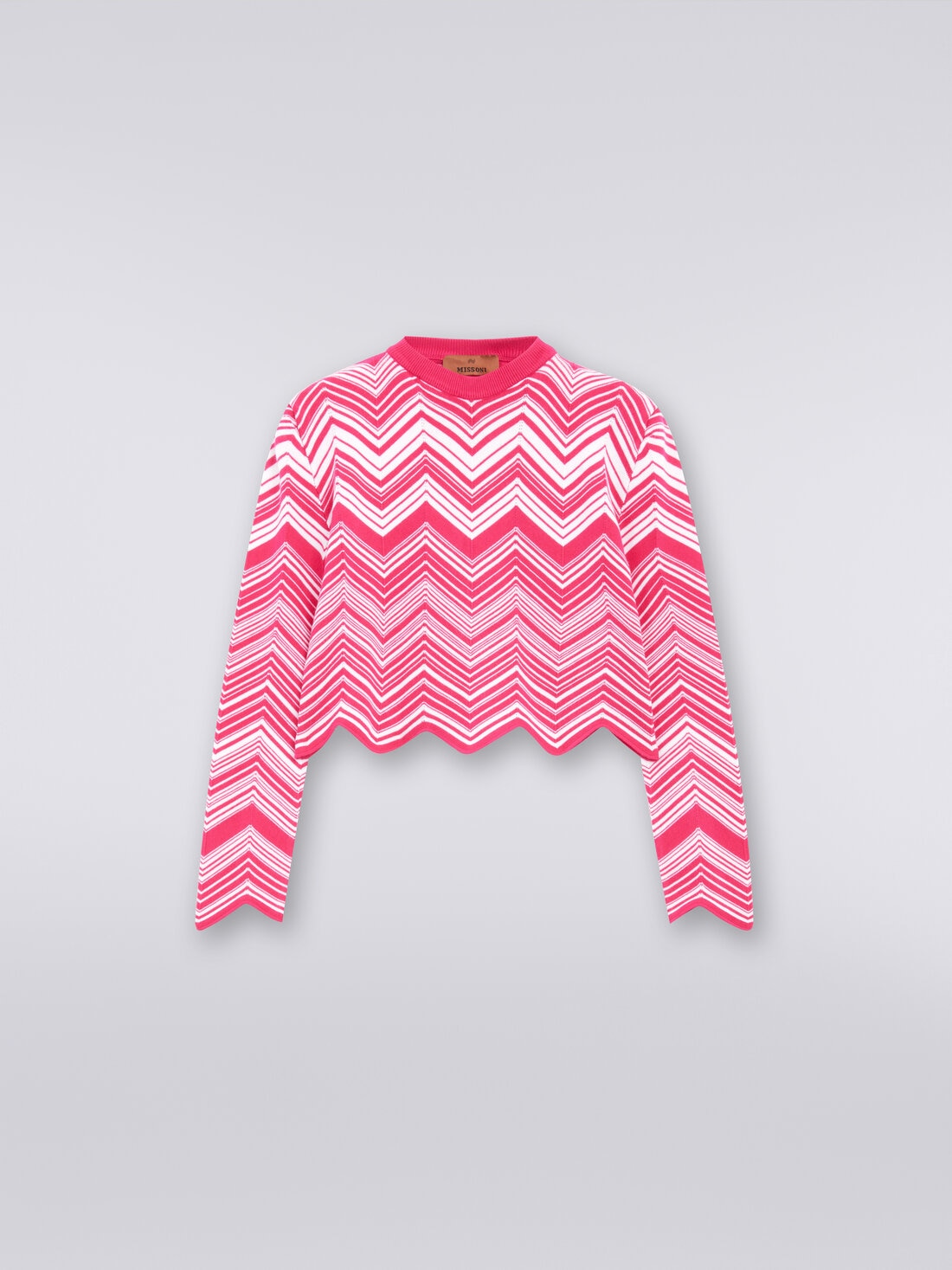 Viscose blend sweater, Pink   - KS23WN0ABV00EPS30CJ - 0