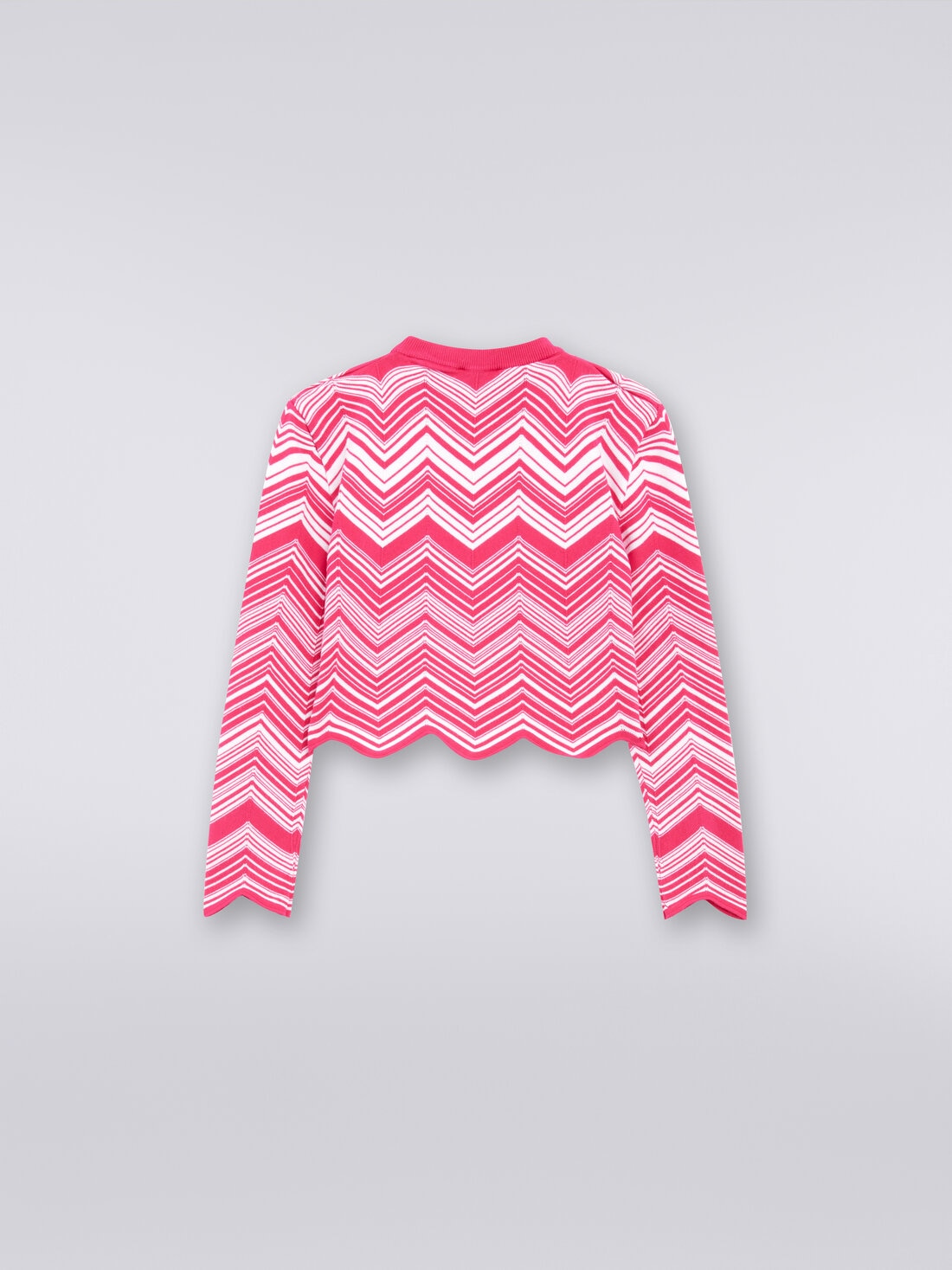 Viscose blend sweater, Pink   - KS23WN0ABV00EPS30CJ - 1