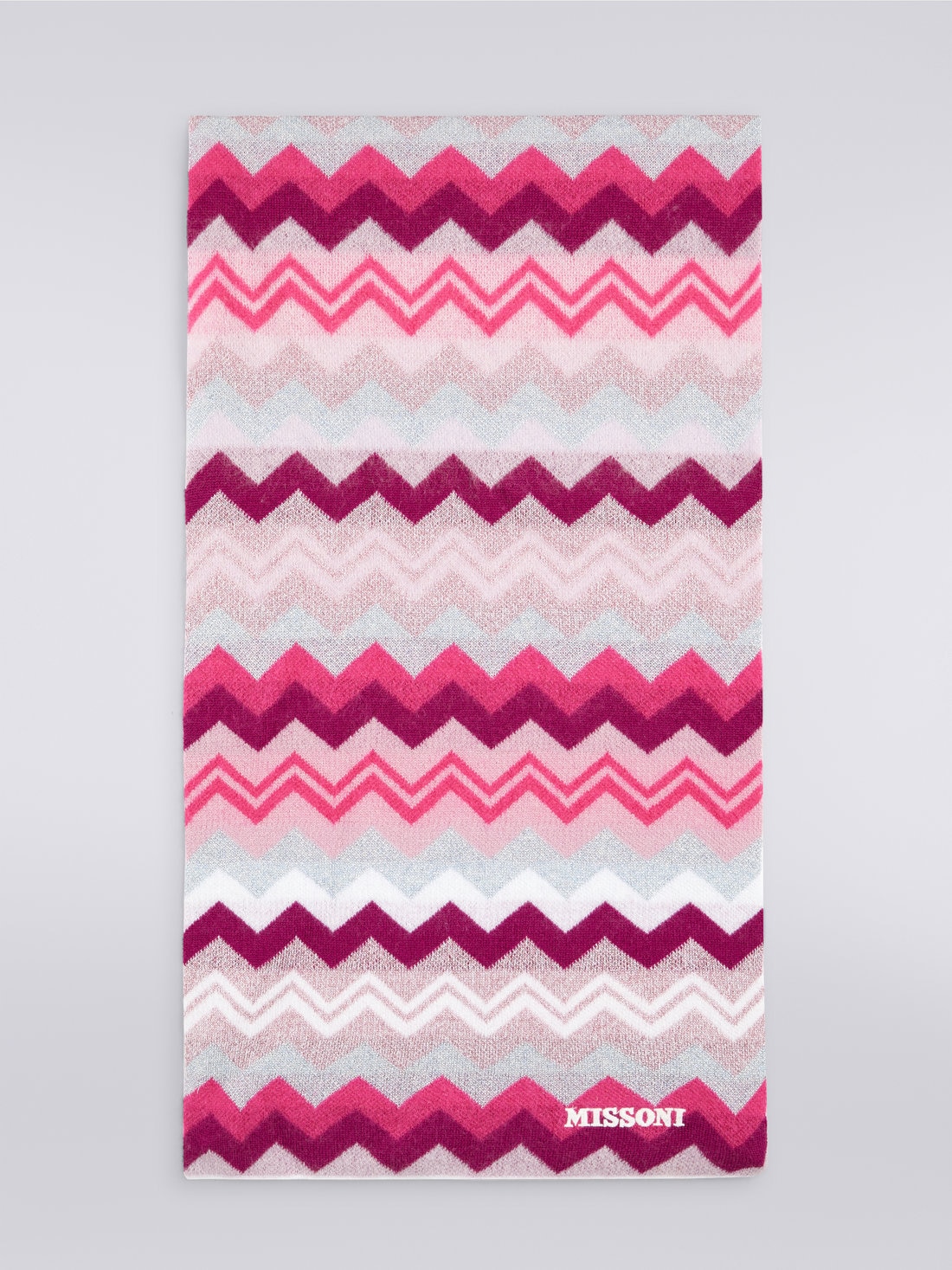 Écharpe en laine à zig zag, Multicolore  - 8053147036595 - 0