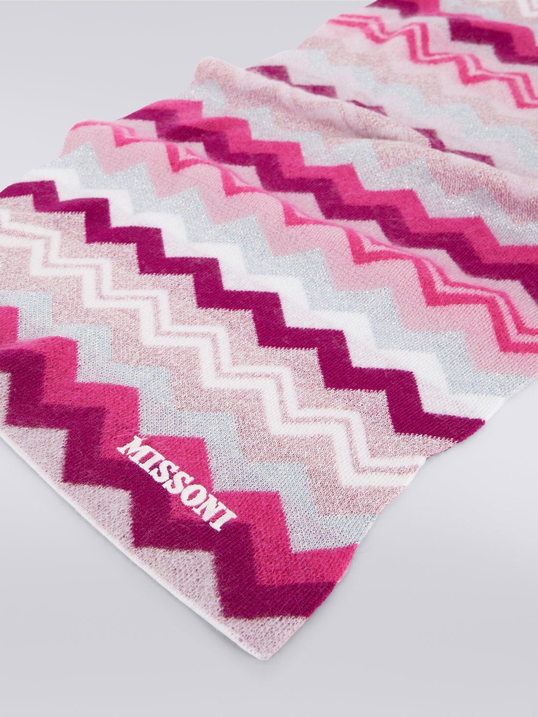 Écharpe en laine à zig zag, Multicolore  - 8053147036595 - 1