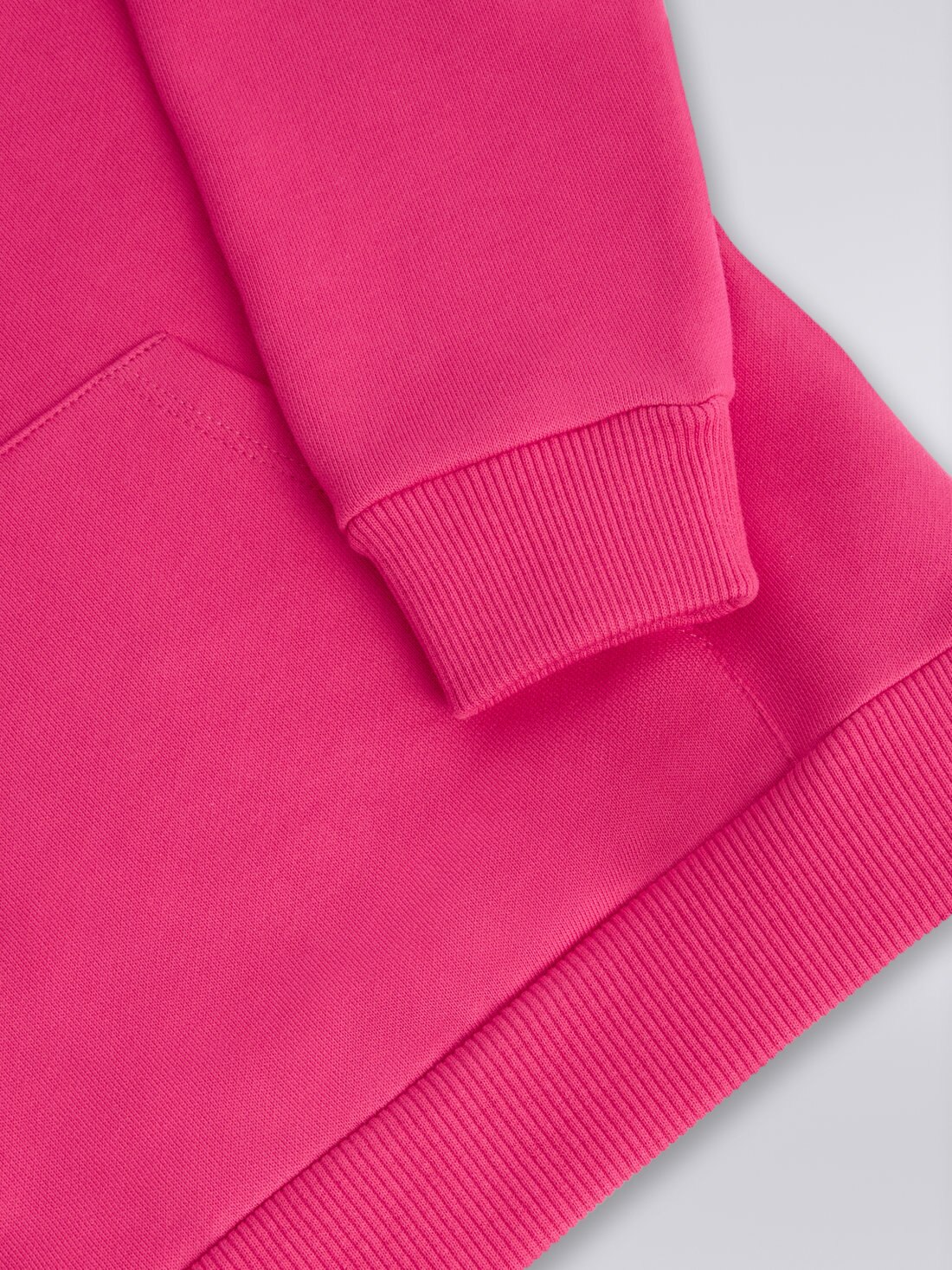 Oversized cotton hoodie, Pink   - KS23WW09BV00E0S30CJ - 3