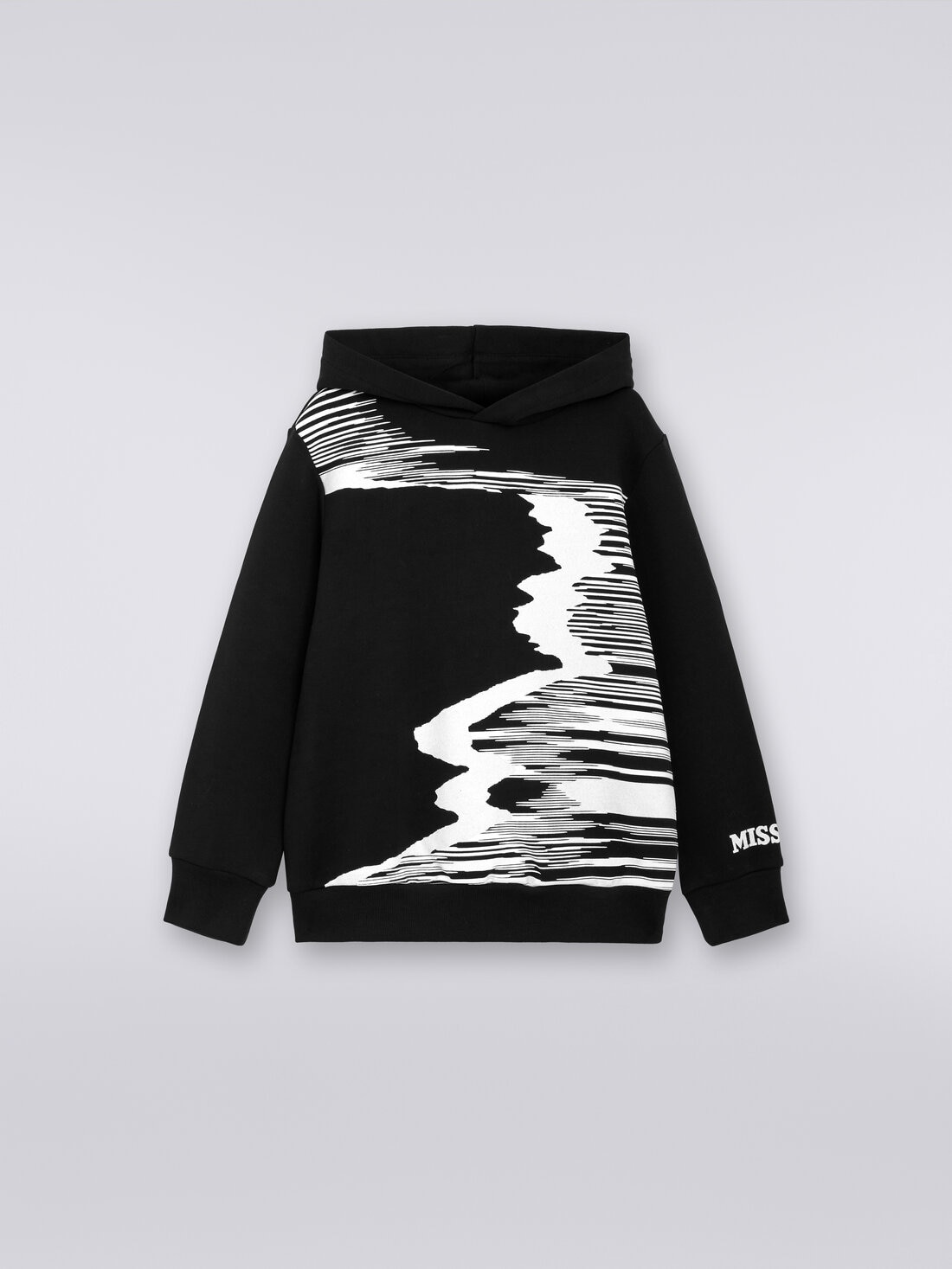 Sweat à manches courtes en coton, Noir    - 8053147027326 - 0