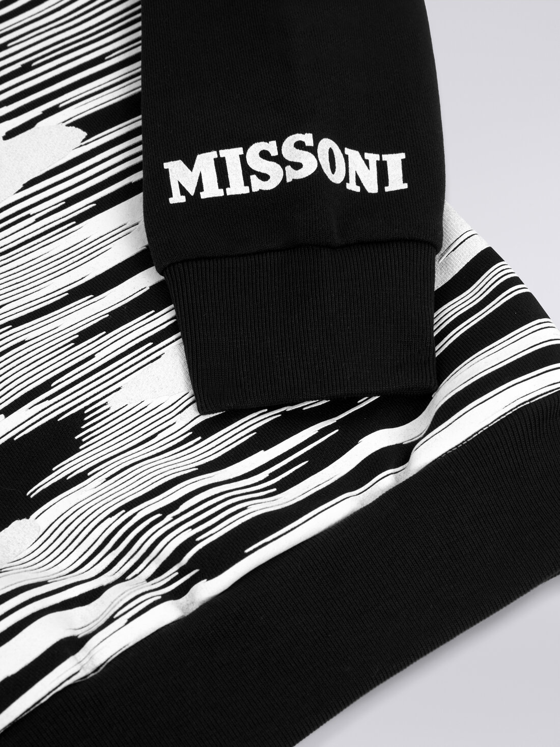 Sweat à manches courtes en coton, Noir    - 8053147027326 - 3