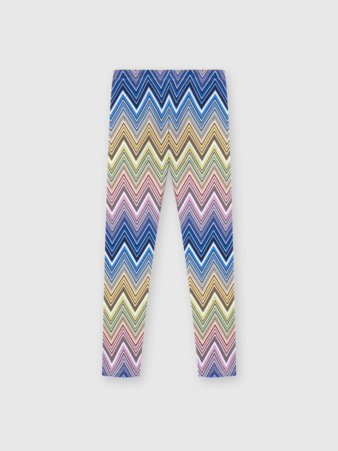 Cotton chevron leggings, Multicoloured  - KS24SI02BV00FVSM923 - 0