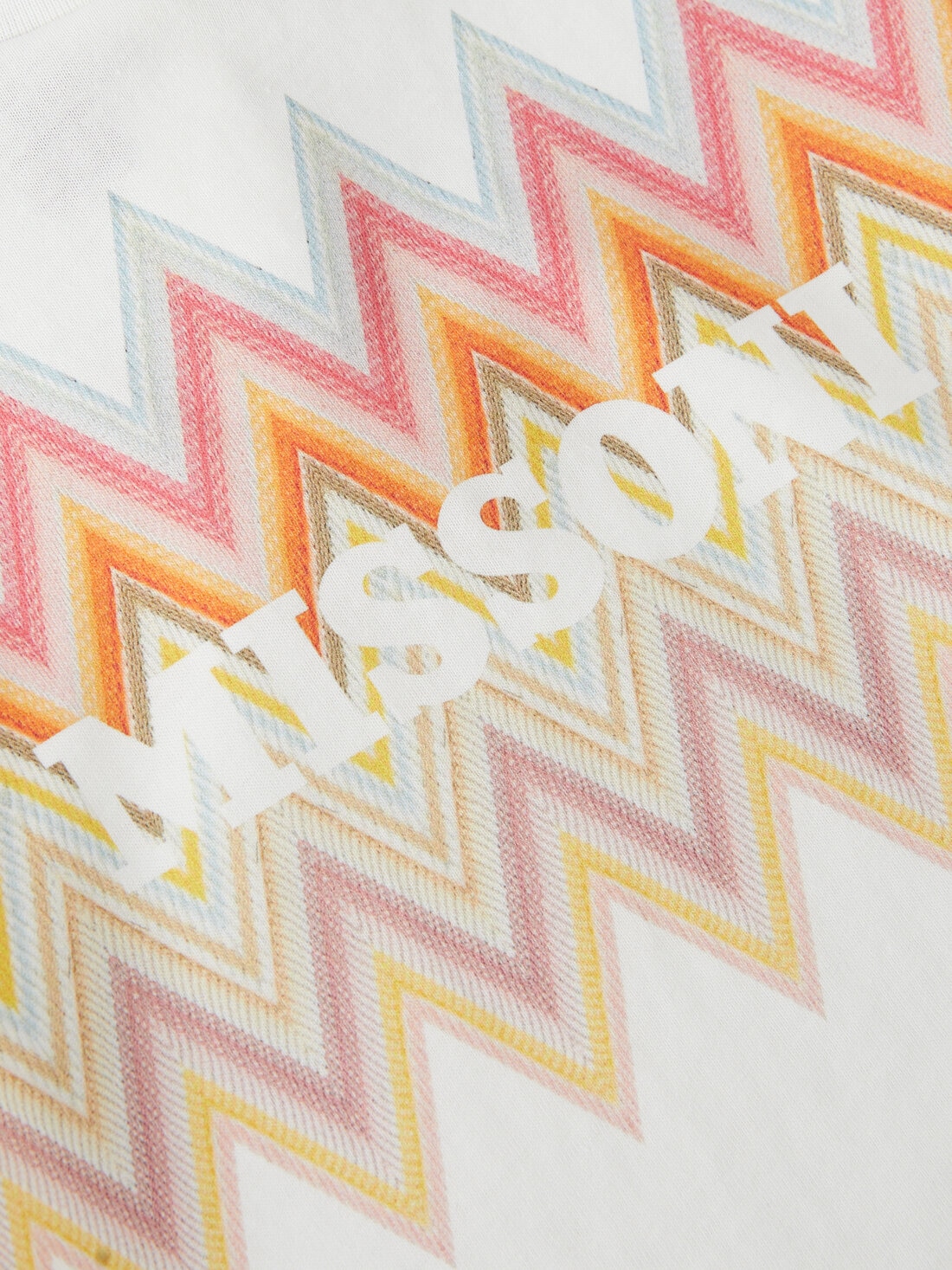 Short-sleeved cotton T-shirt, Beige & Multicoloured  - KS24WL01BV00GVS01H2 - 3