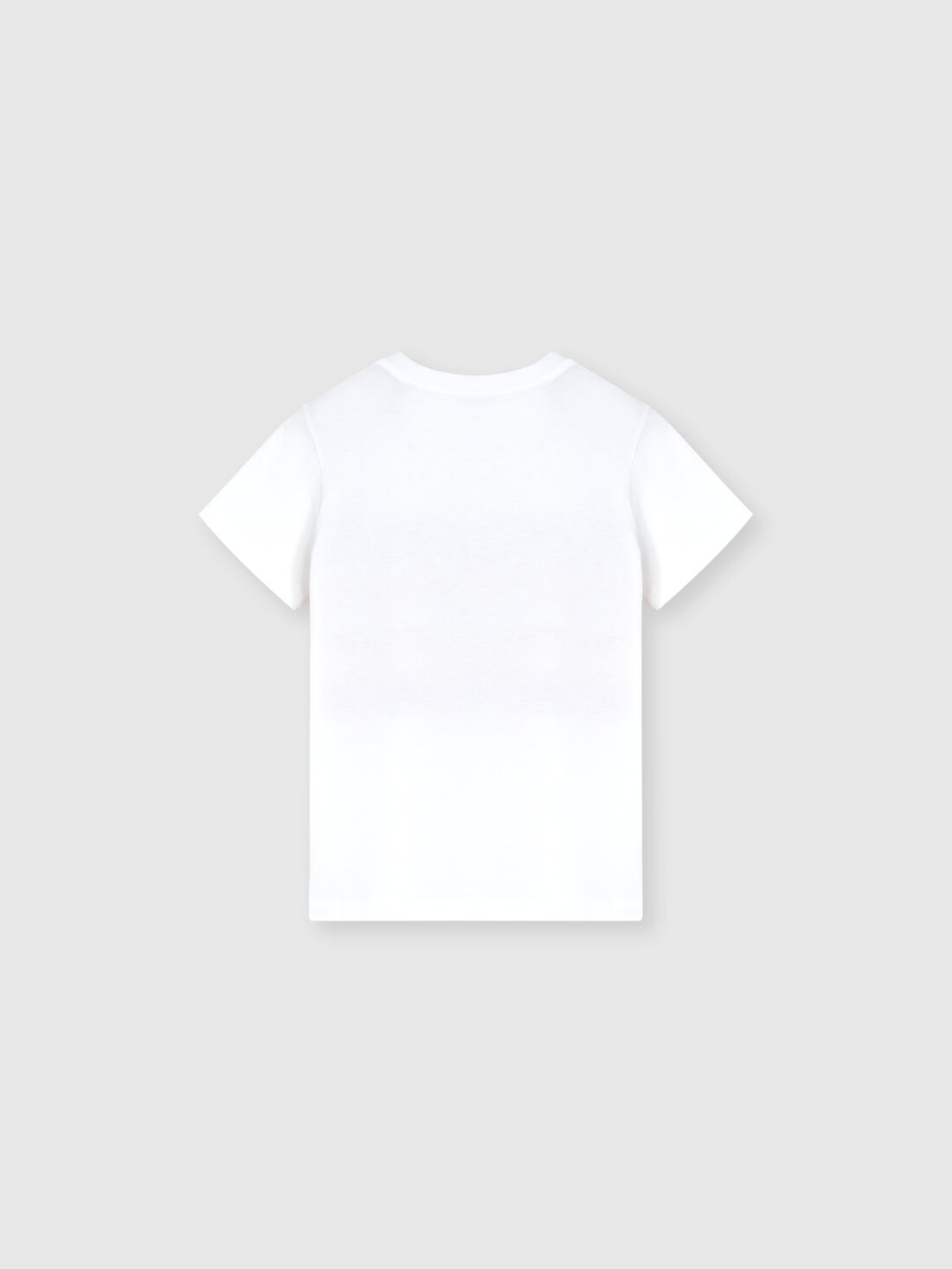 T-shirt with zig-zag print and front logo, White Multicoloured   - KS25SL02BV00HNS019C - 1