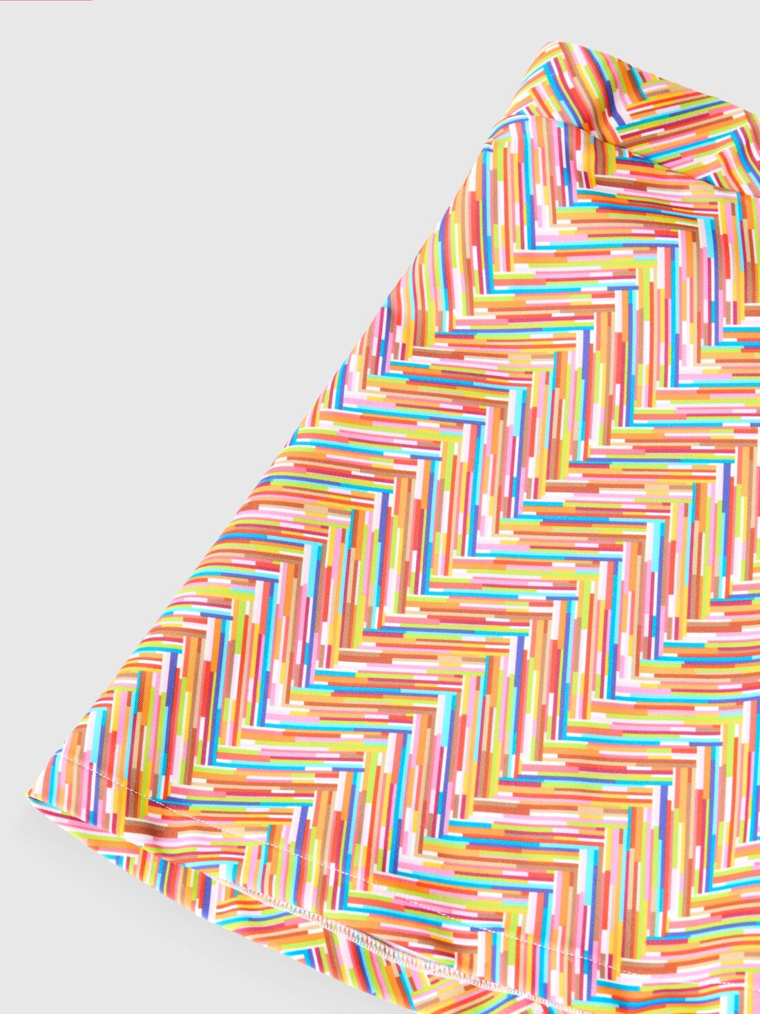 Pareo cubrebañador con estampado en zigzag, Multicolor  - 8053147564968 - 3