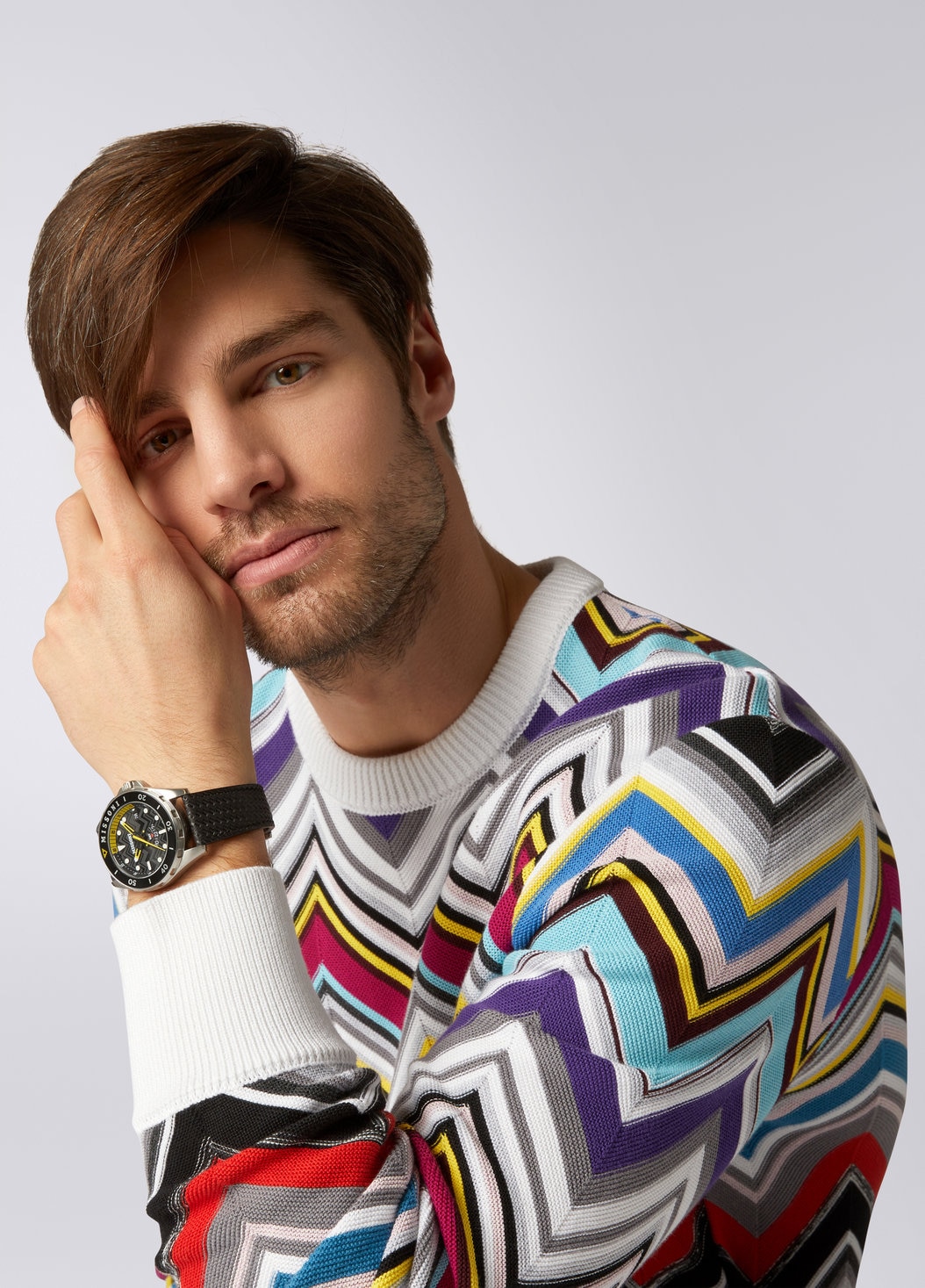 Reloj Missoni Gmt 43mm, Negro    - 8051575781810 - 1