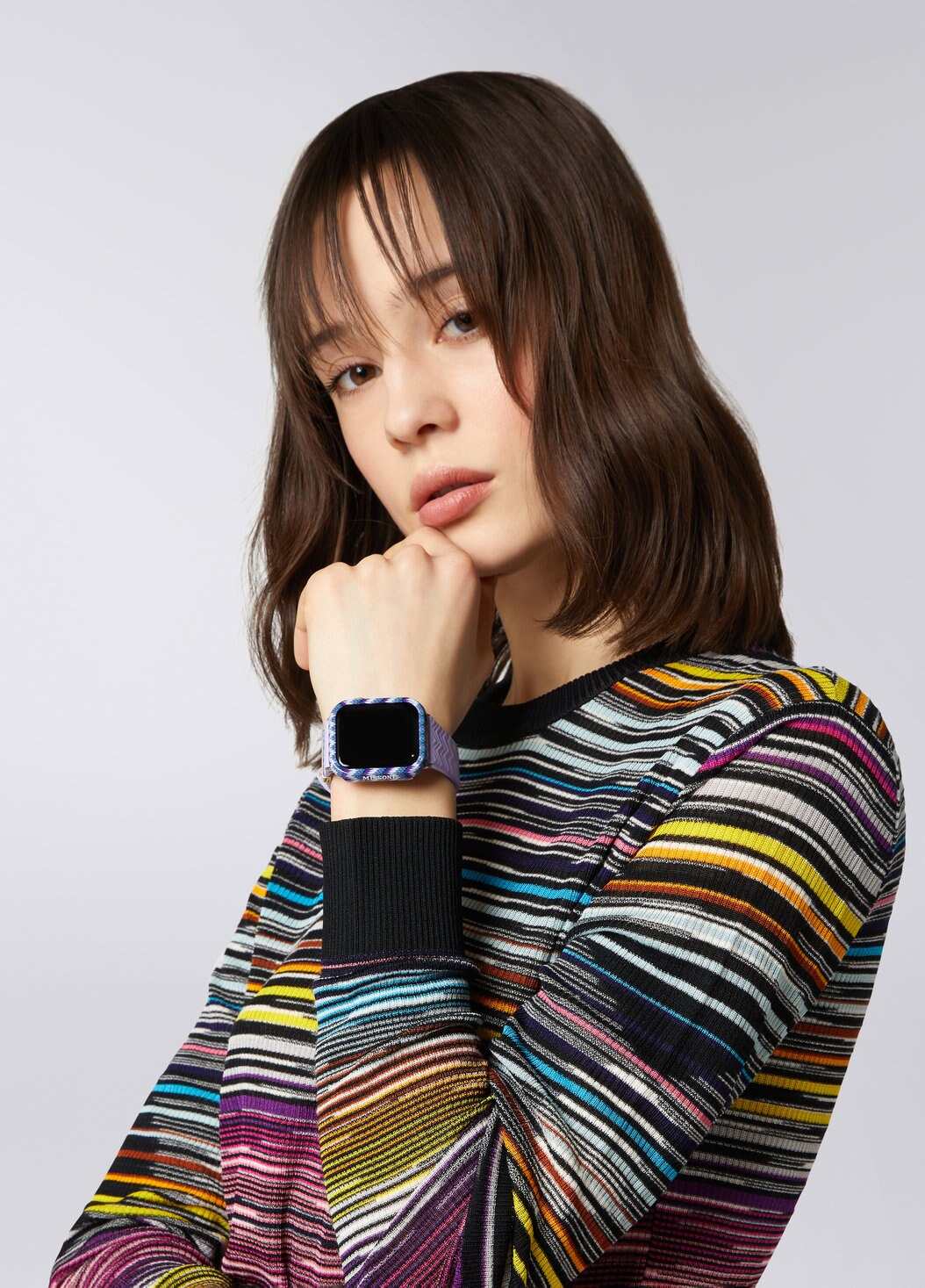 Missoni Zigzag 22mm Apple strap, Multicoloured  - 8051575781841 - 1