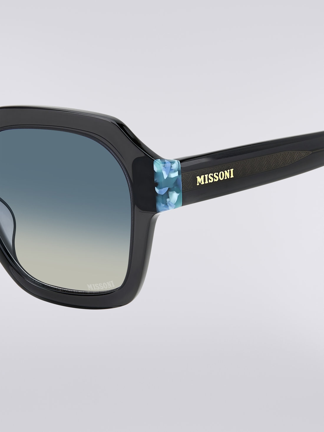 Missoni Seasonal Sonnenbrille aus Acetat, Grau - 8051575840142 - 3