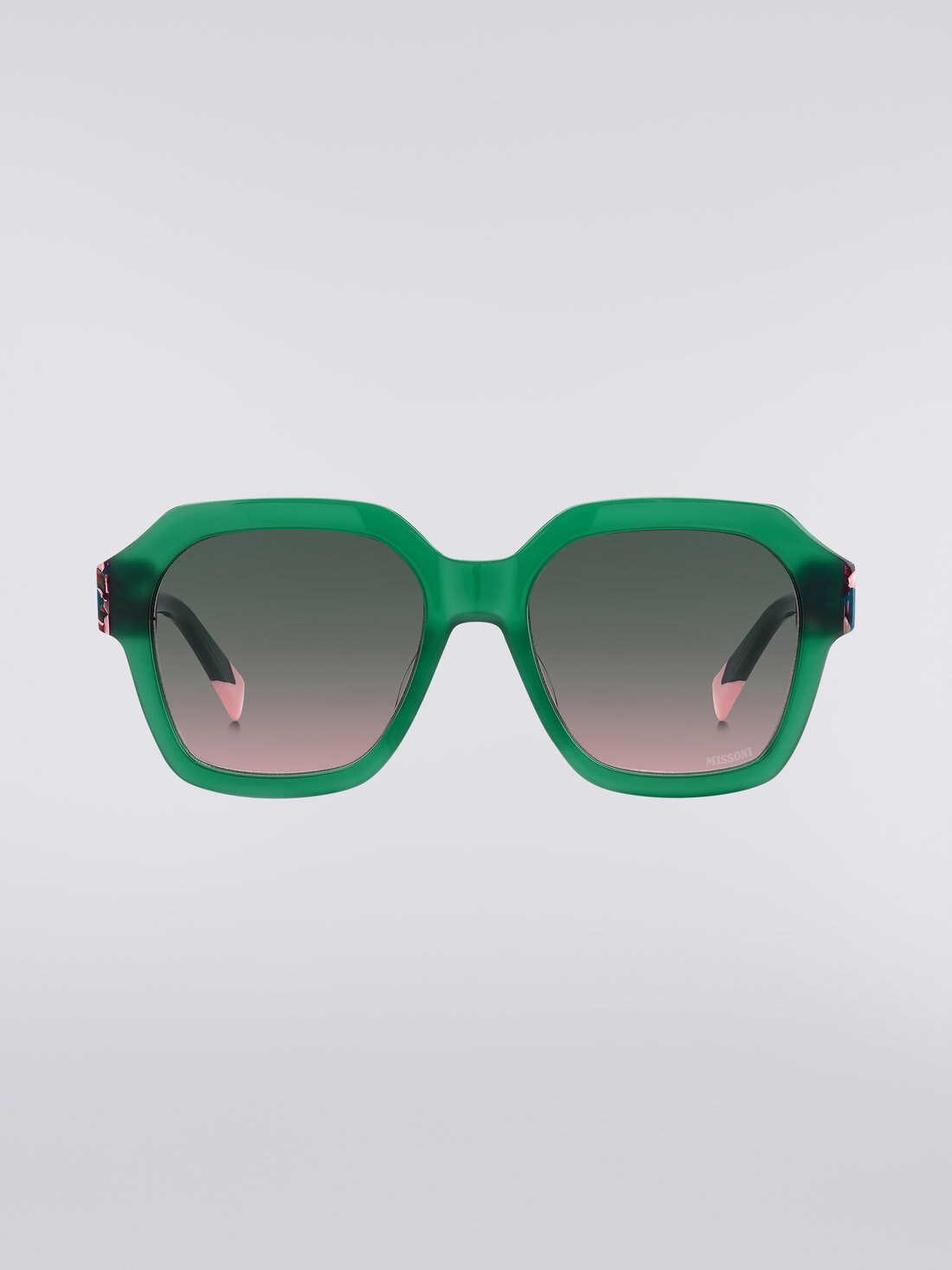 Gafas de sol Missoni Seasonal de acetato, Verde & Rosa - 8051575840159 - 0