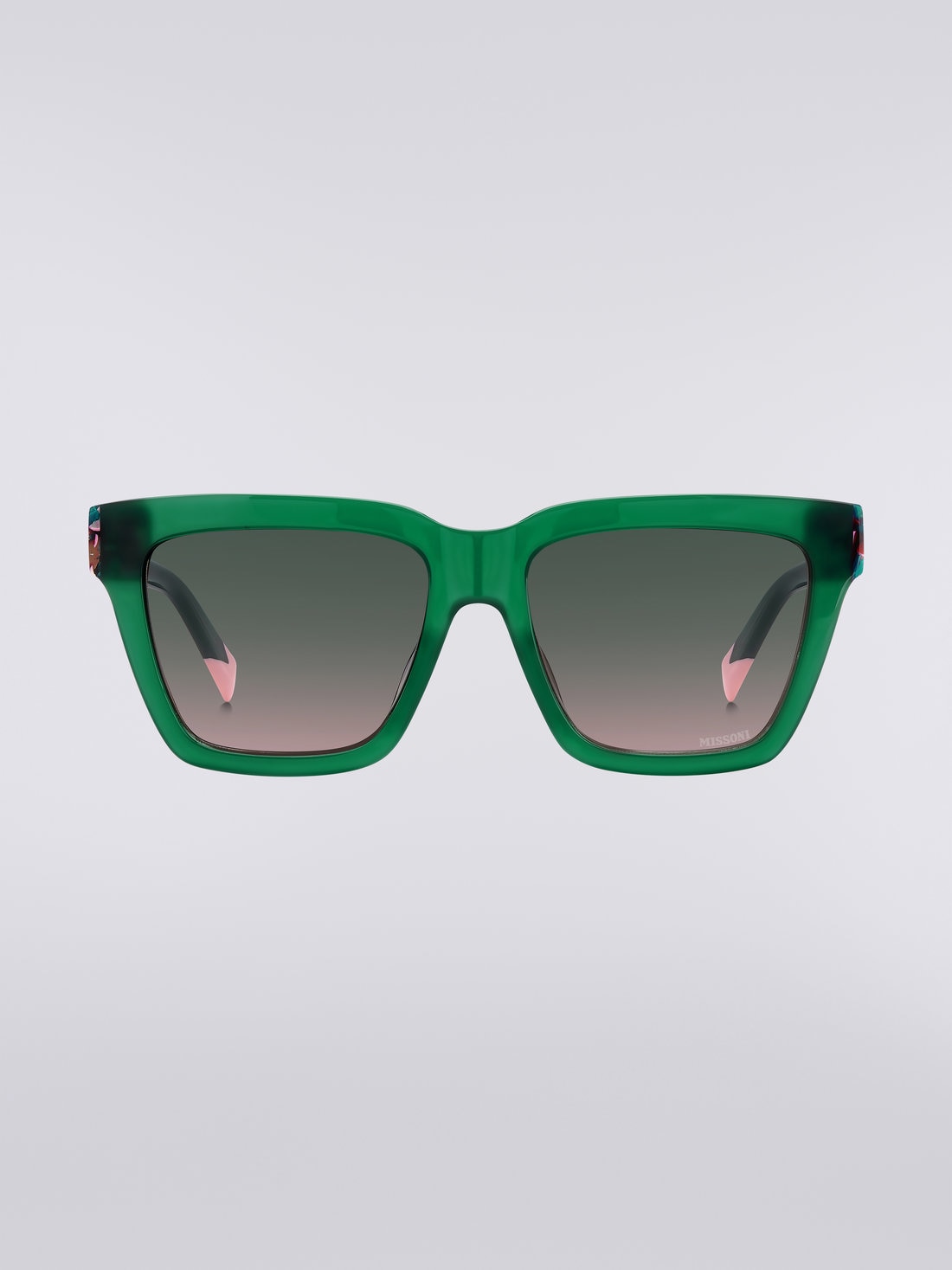 Missoni Seasonal Acetate Sunglasses, Green & Pink - 8051575840203 - 0