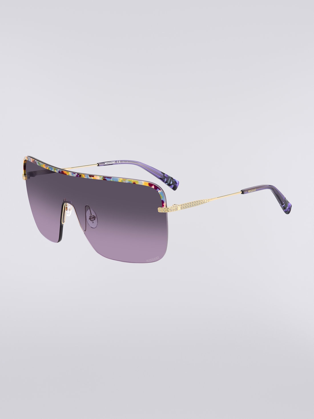 Missoni Seasonal Metal Sunglasses, Multicoloured  - 8051575840227 - 1