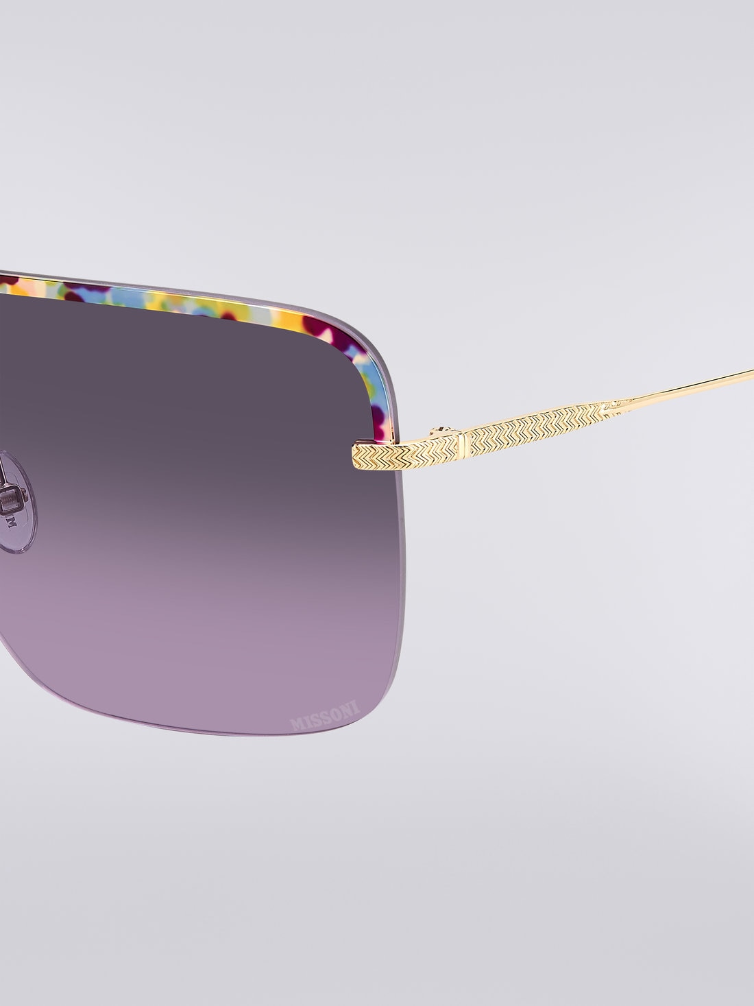 Gafas de sol Missoni Seasonal de metal, Multicolor  - 8051575840227 - 3