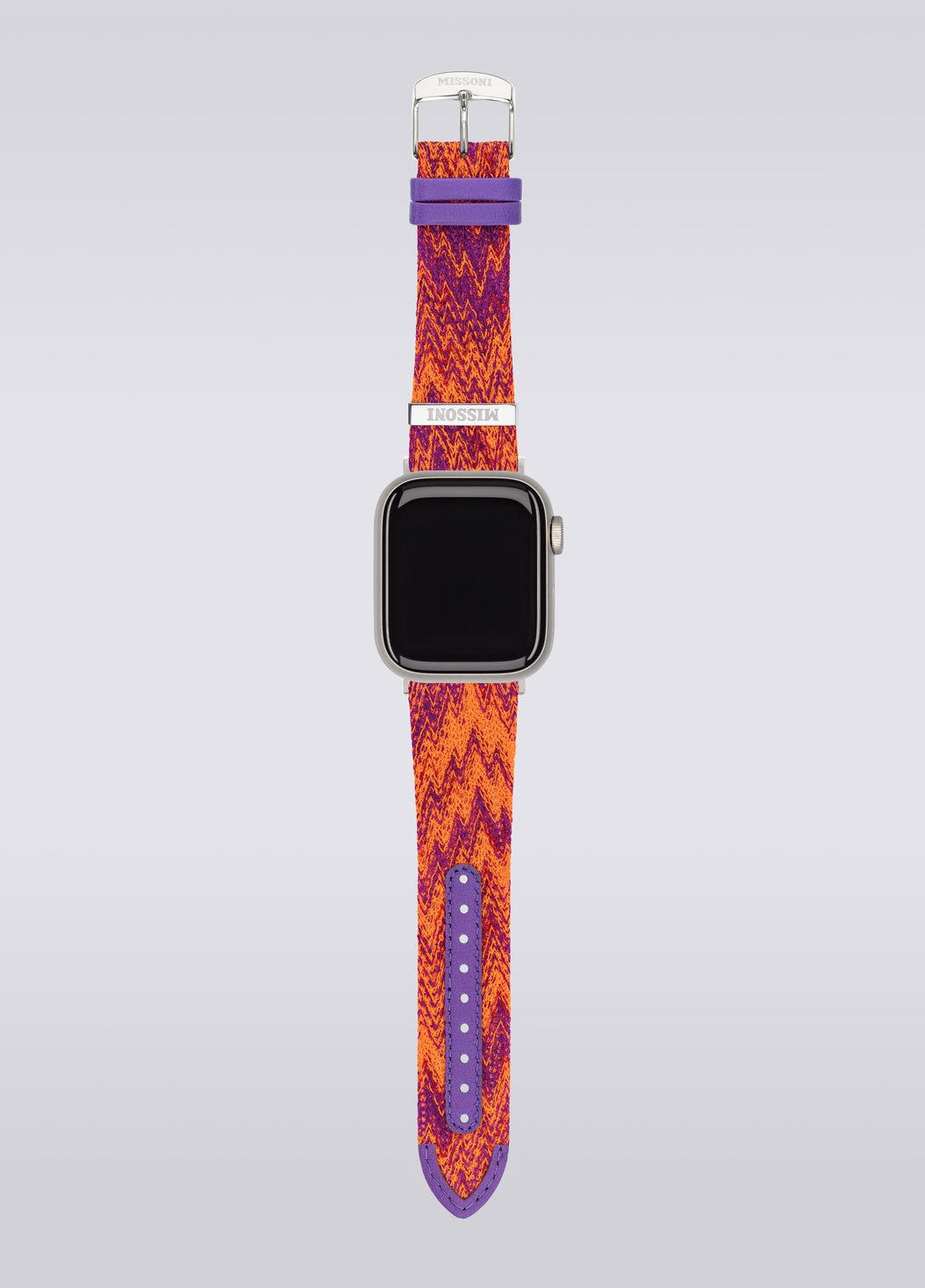 Missoni Fabric 22 mm Apple watch compatible strap, Multicoloured  - 8053147046235 - 3