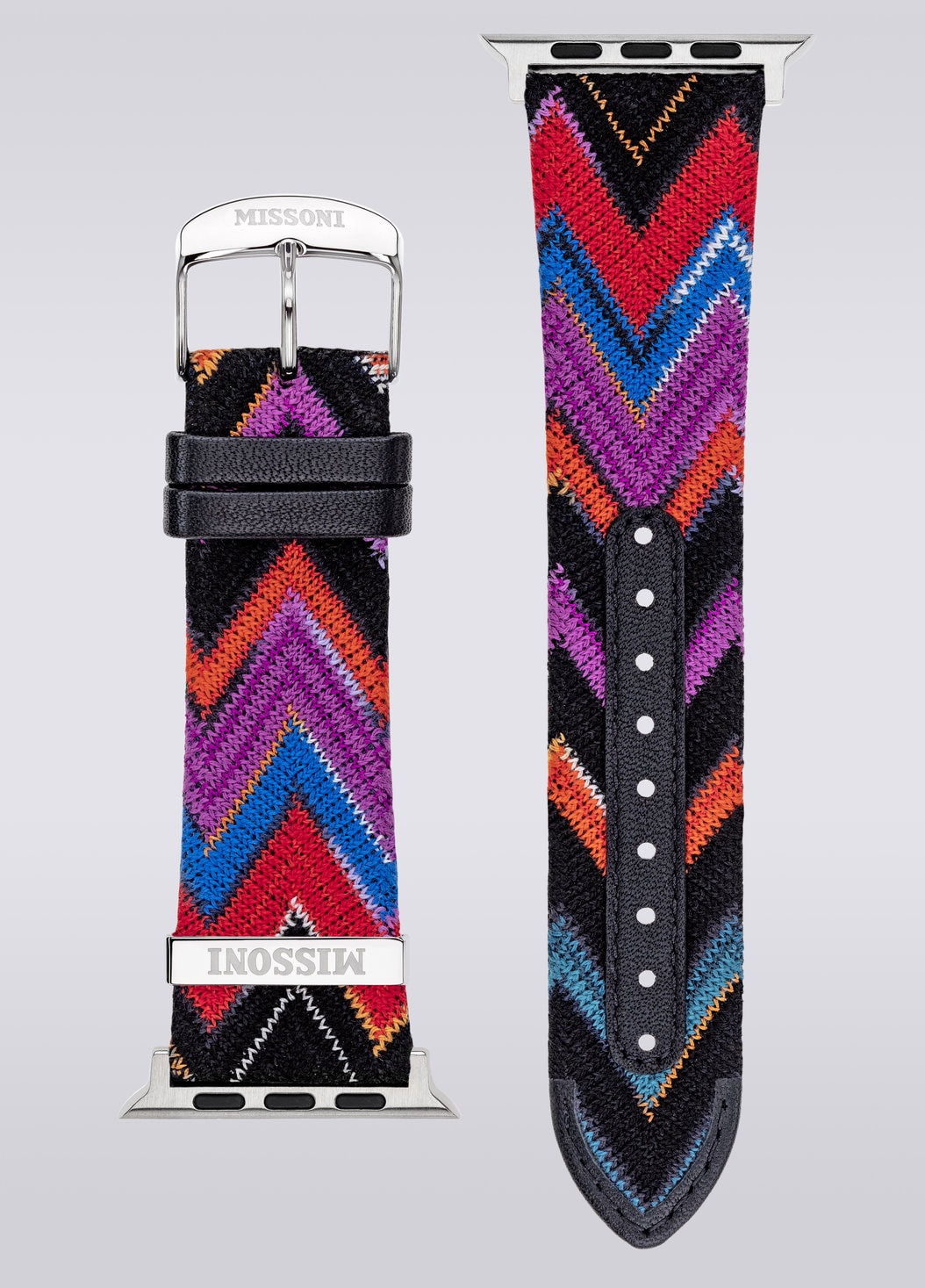 Correa de tejido Missoni compatible con Apple Watch de 24 mm, Multicolor  - 8053147046259 - 0