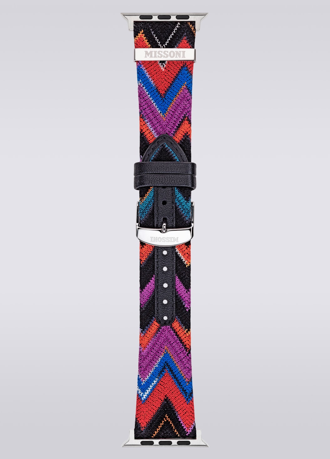 Correa de tejido Missoni compatible con Apple Watch de 24 mm, Multicolor  - 8053147046259 - 3