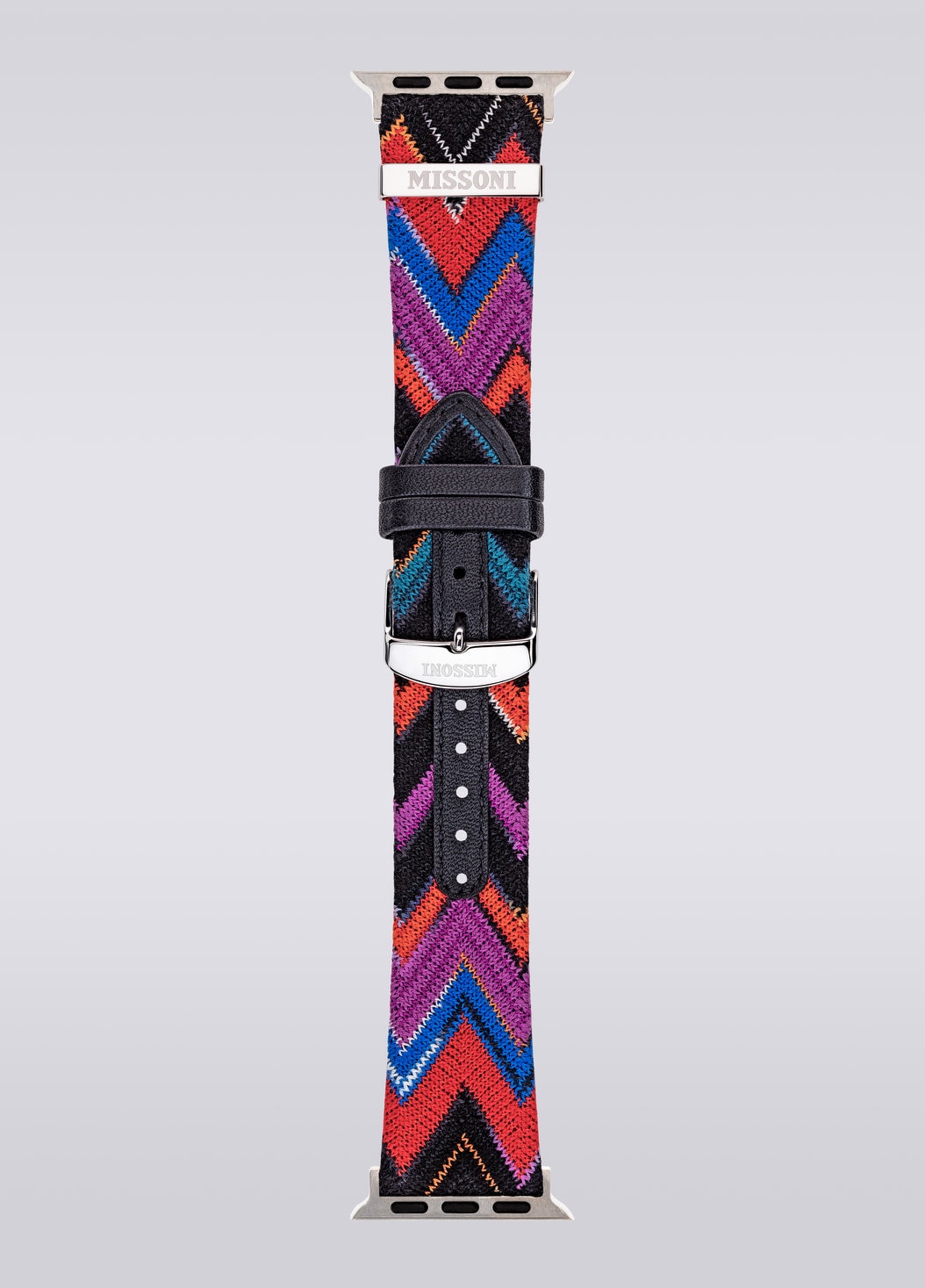 Missoni Fabric 22 mm Apple watch compatible strap, Multicoloured  - 8053147046266 - 3