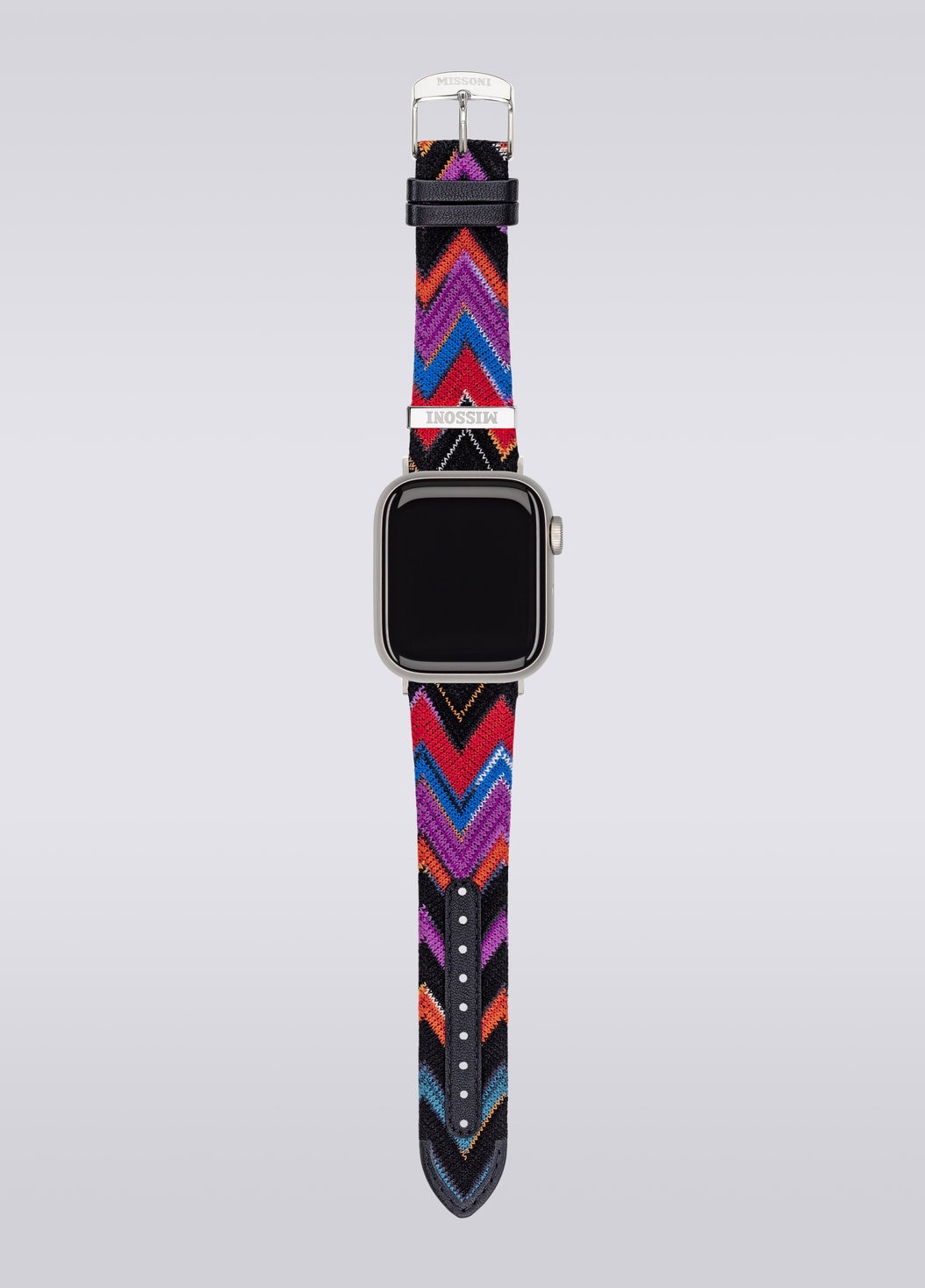 Missoni Fabric 22 mm Apple watch compatible strap, Multicoloured  - 8053147046266 - 4