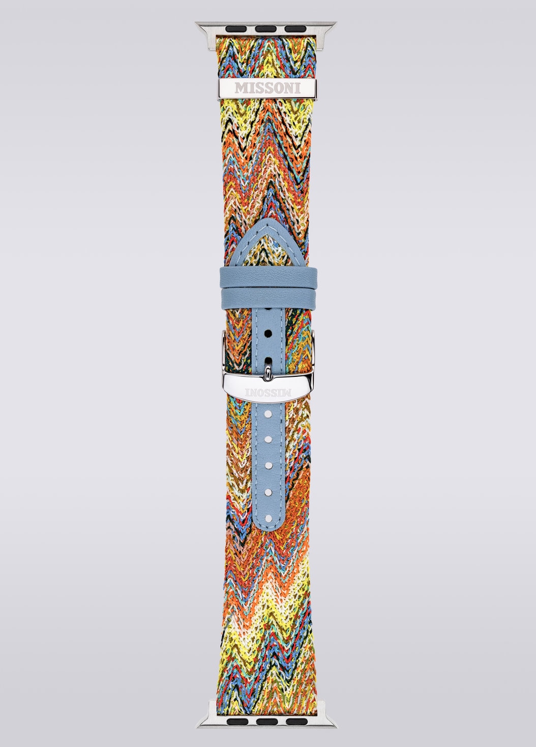 Missoni Fabric 24 mm Apple watch compatible strap, Multicoloured  - 8053147046273 - 2