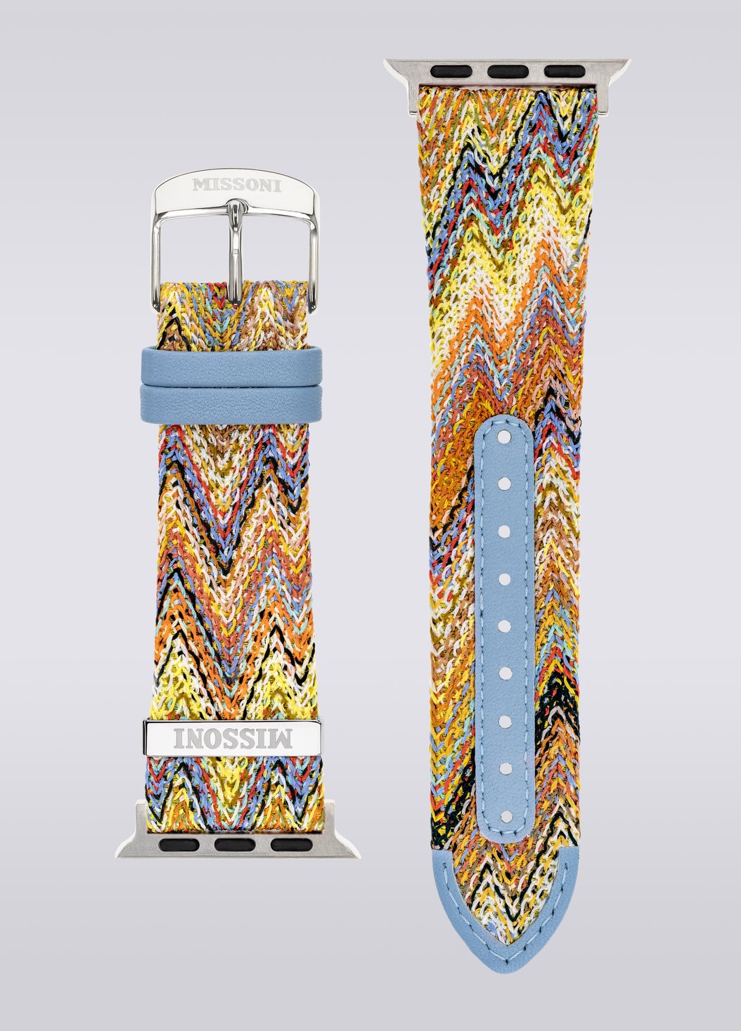 Correa de tejido Missoni compatible con Apple Watch de 22 mm, Multicolor  - 8053147046280 - 0