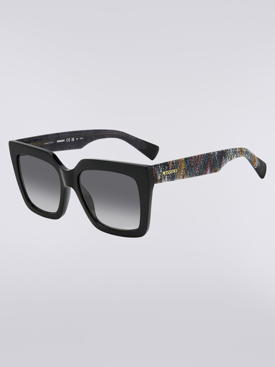 Kantige Sonnenbrille, Mehrfarbig  - 8053147115382 - 1