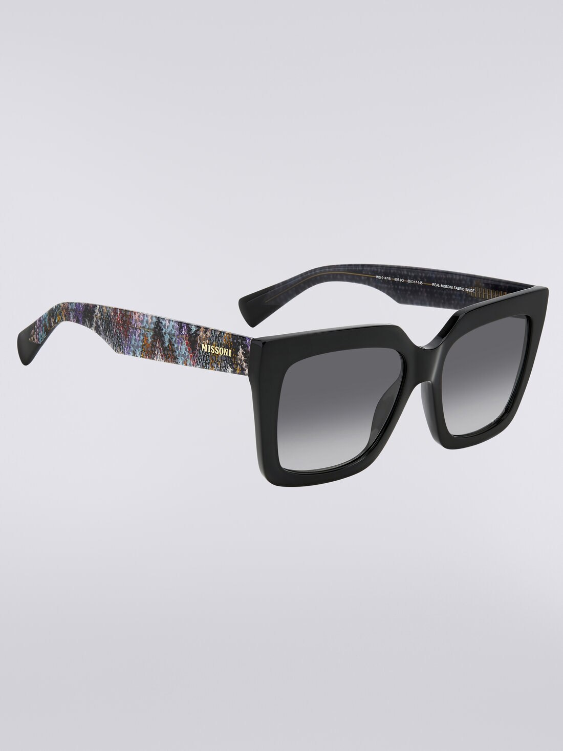 Kantige Sonnenbrille, Mehrfarbig  - 8053147115382 - 2