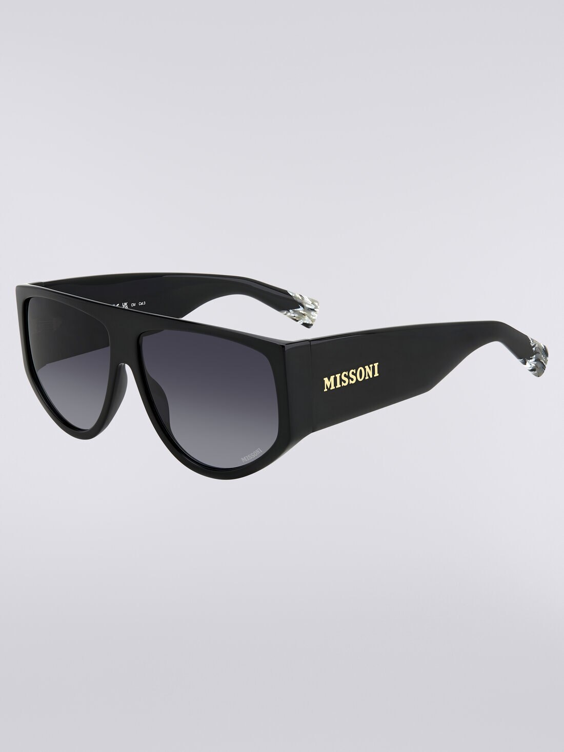 Sonnenbrille in Tropfenform mit übergroßen Bügeln, Mehrfarbig  - 8053147115467 - 1