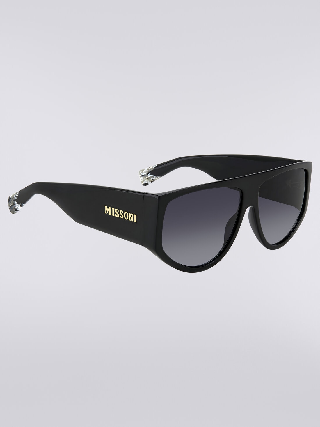 Sonnenbrille in Tropfenform mit übergroßen Bügeln, Mehrfarbig  - 8053147115467 - 2