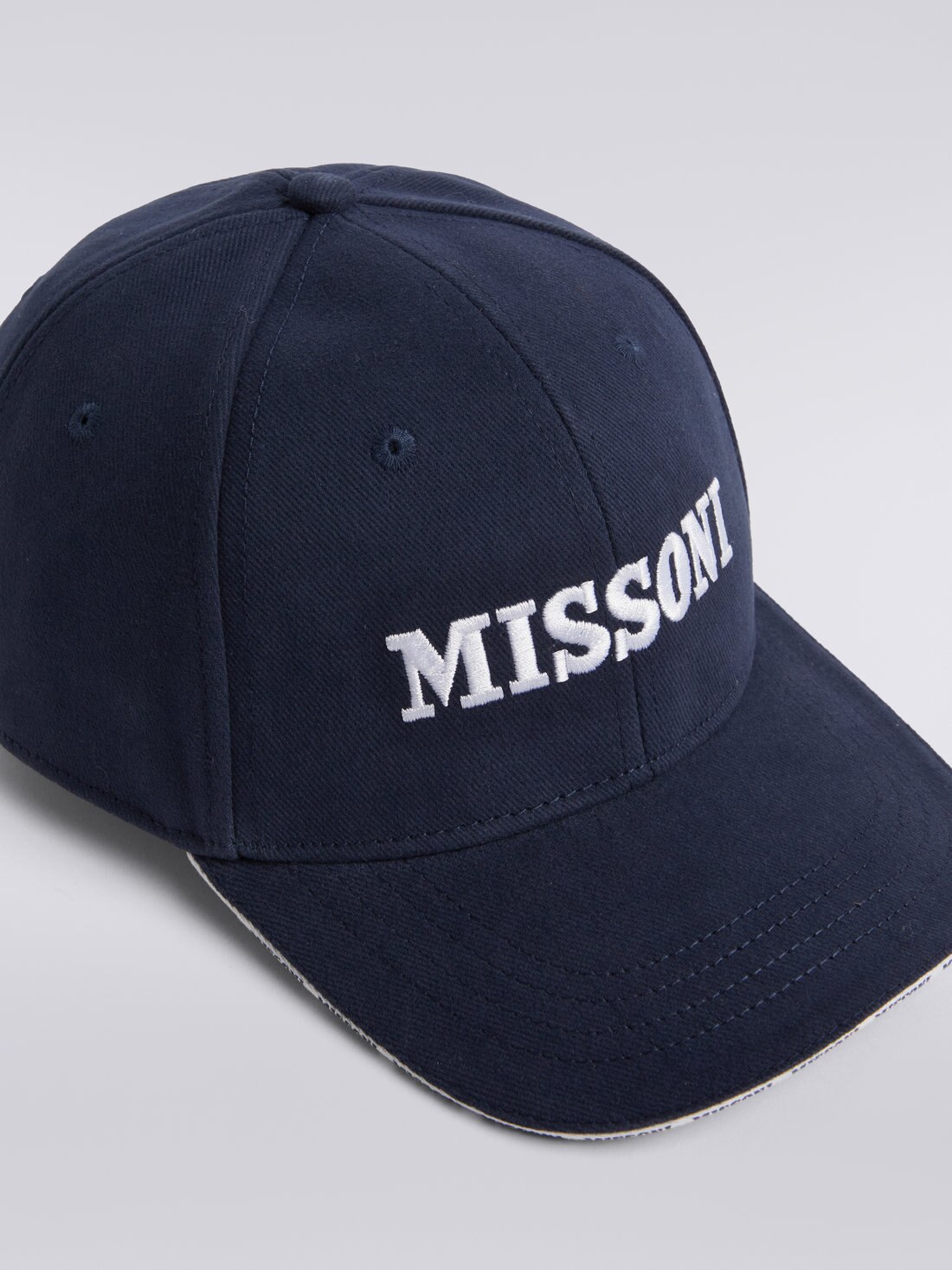 Cotton baseball cap with logo Multicoloured | Missoni