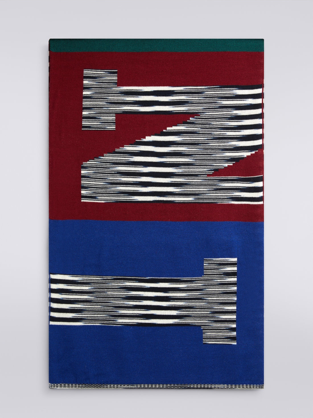 Sciarpa di lana con lettering logo , Multicolore  - 8053147023465 - 0