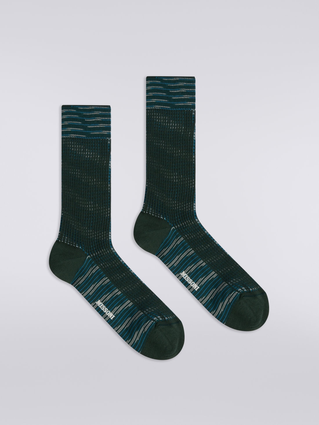 Cotton blend socks , Multicoloured  - LS23WS1YBV00EMSM67V - 0