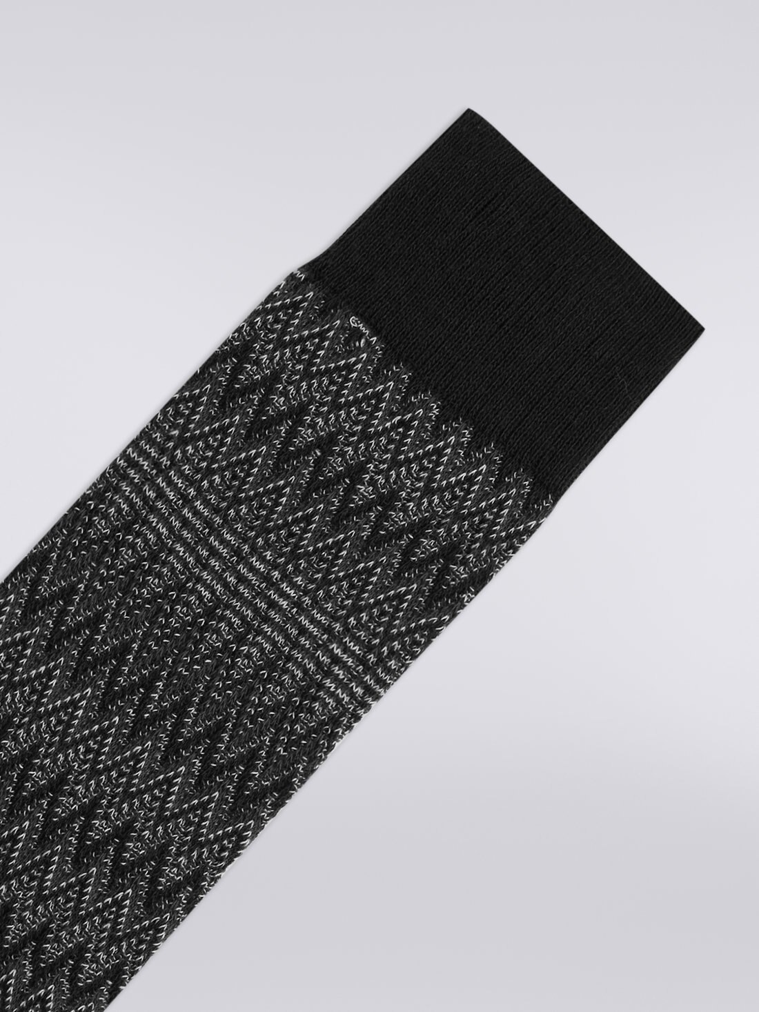 Cotton blend chevron socks, Multicoloured  - 8053147023618 - 2