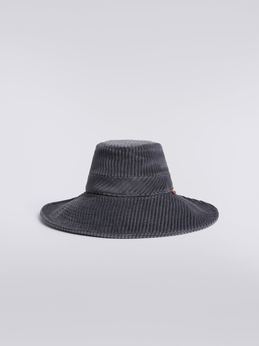 Hut mit breiter Hutkrempe aus Baumwollmischgewebe, Mehrfarbig  - 8053147023953 - 0