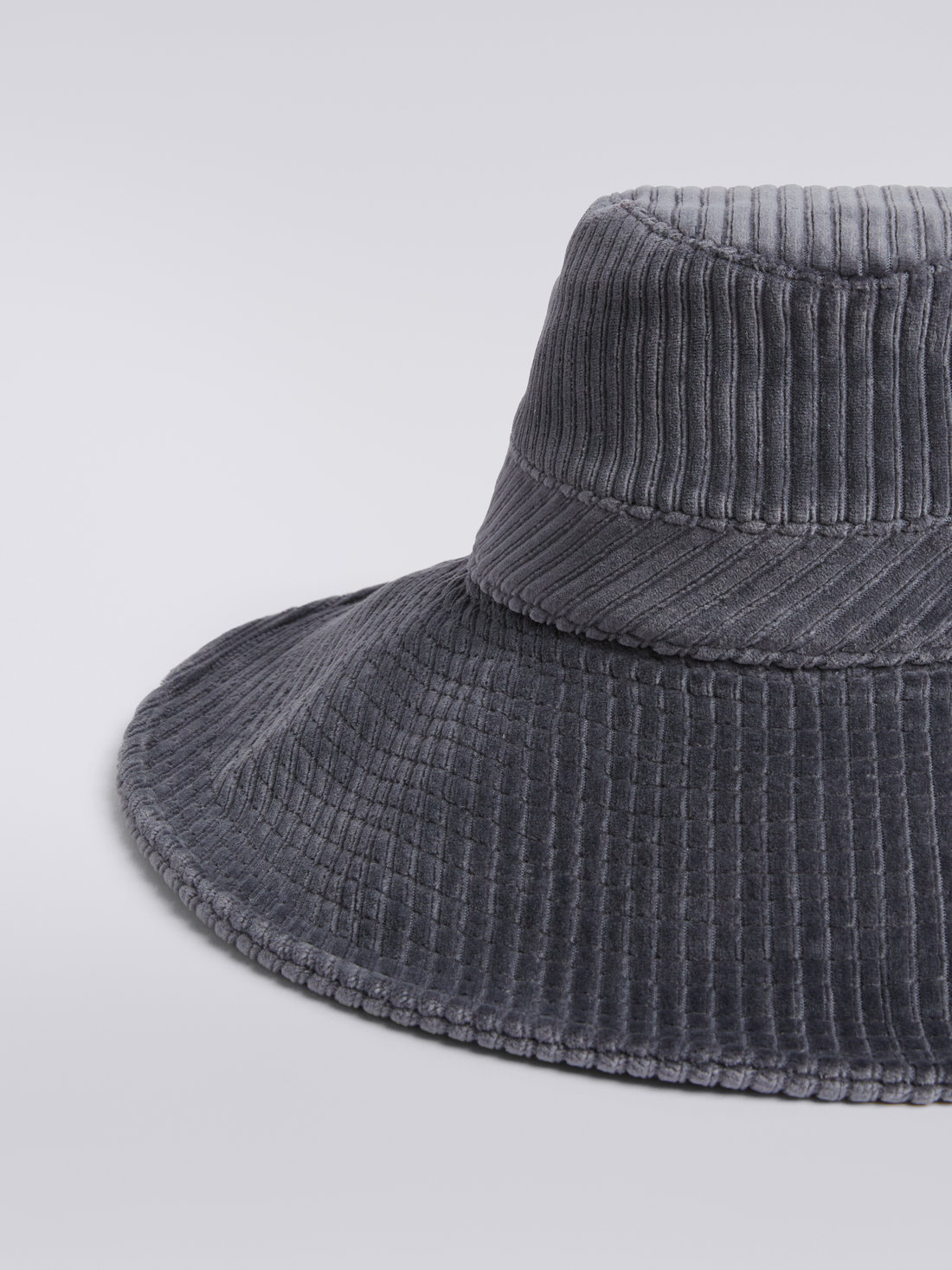 Hut mit breiter Hutkrempe aus Baumwollmischgewebe, Mehrfarbig  - 8053147023953 - 1
