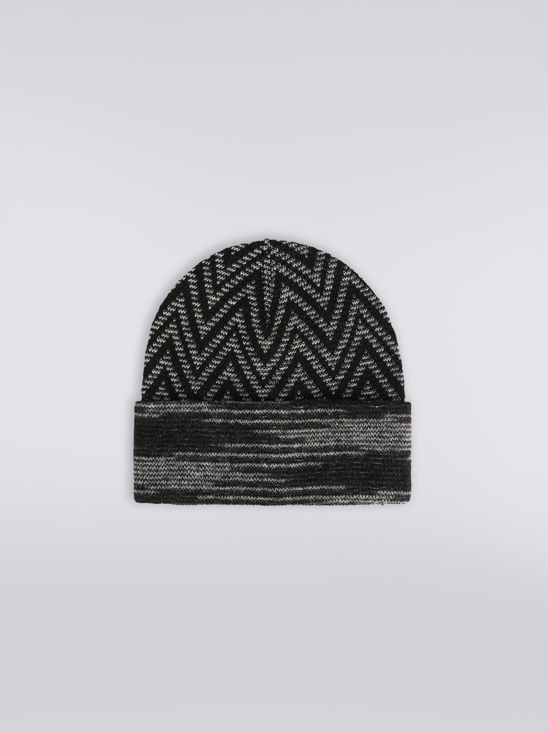 Zigzag wool and alpaca hat, Multicoloured  - 8053147024264 - 0