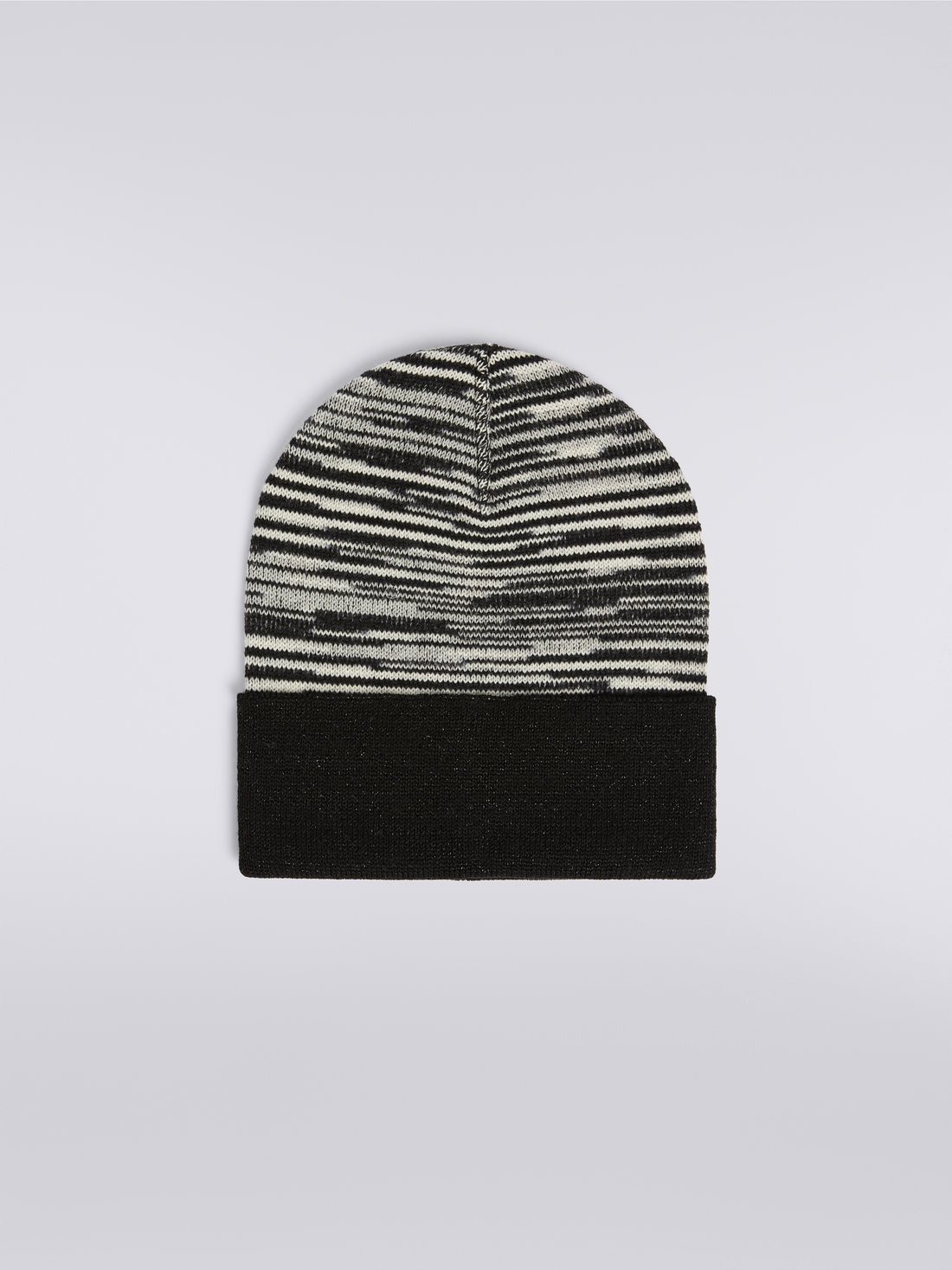 Slub wool and viscose hat with lurex, Multicoloured  - 8053147024318 - 0