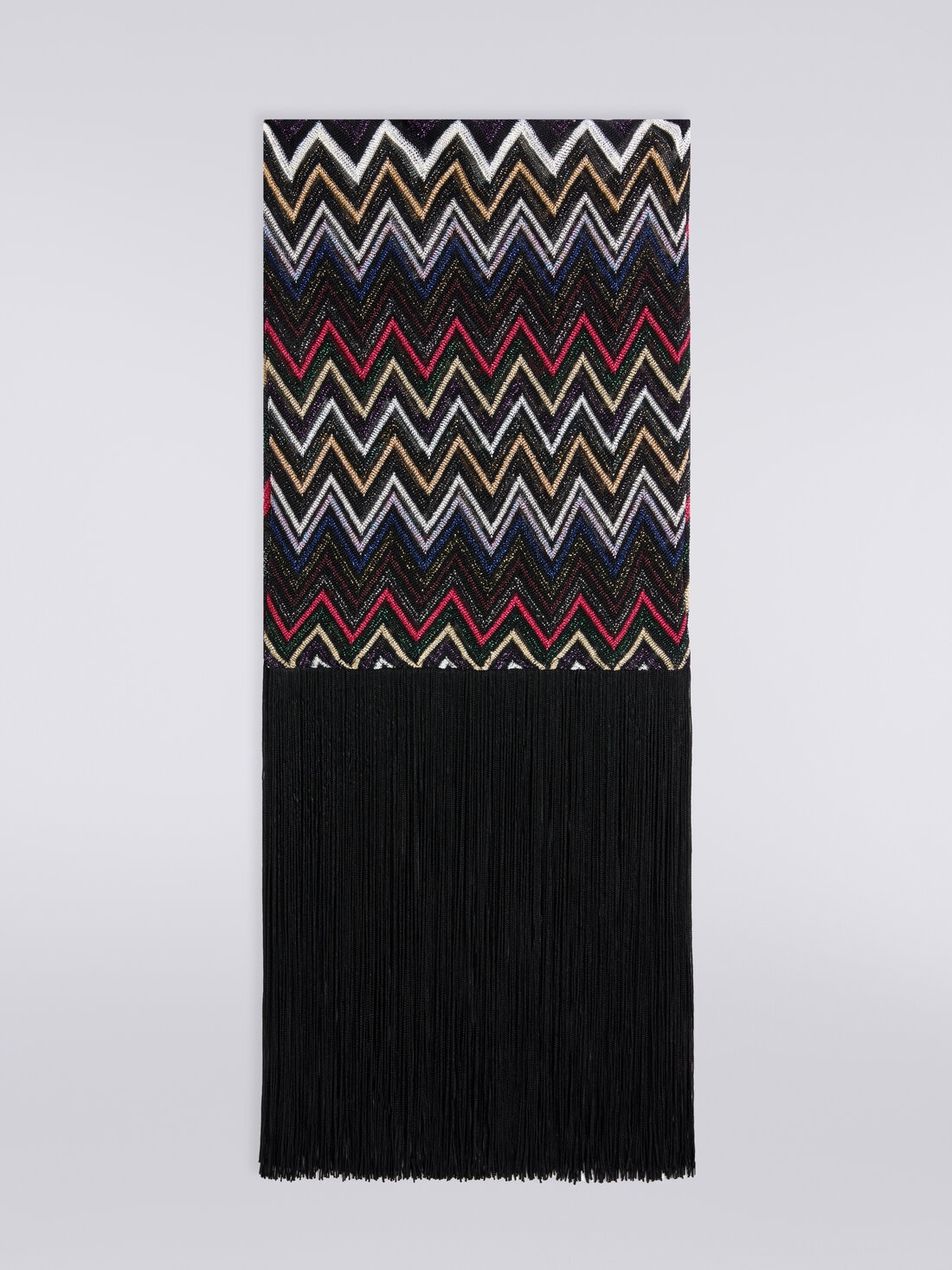 Lamé viscose blend scarf, Multicoloured  - 8053147024462 - 0