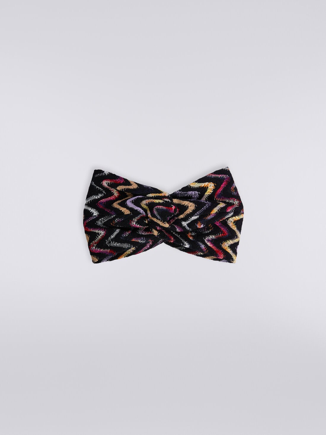 Wool and viscose headband, Multicoloured  - 8053147024547 - 0