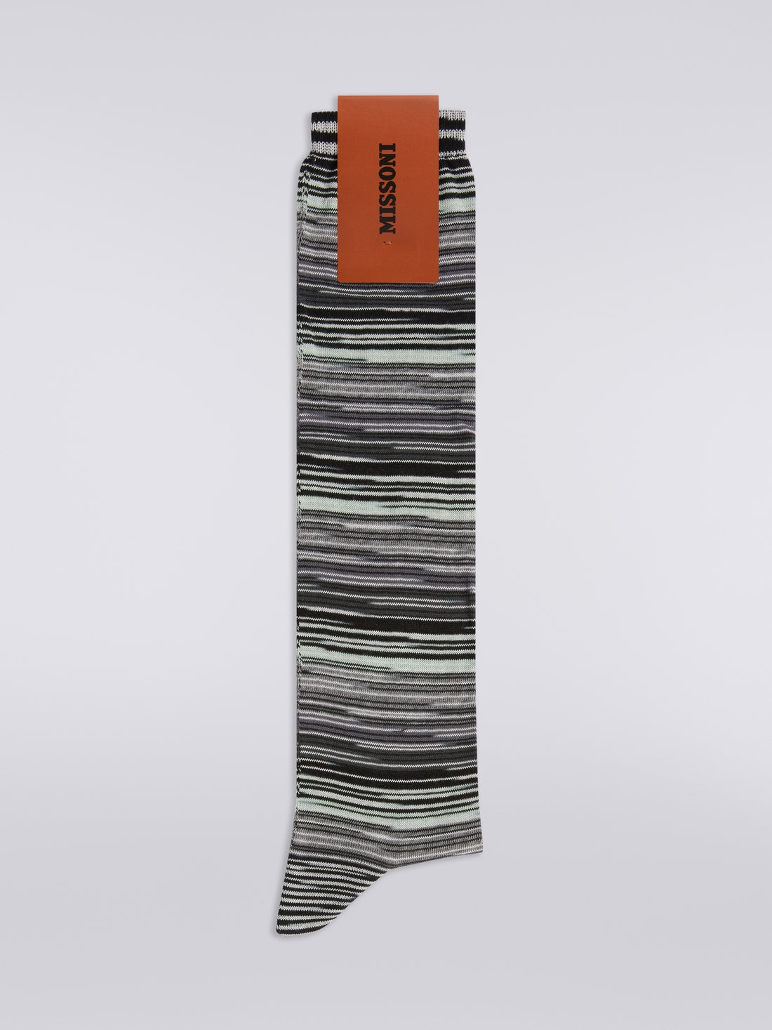 Slub cotton blend socks, Multicoloured  - LS23WS3LBV00ENSM67U - 1