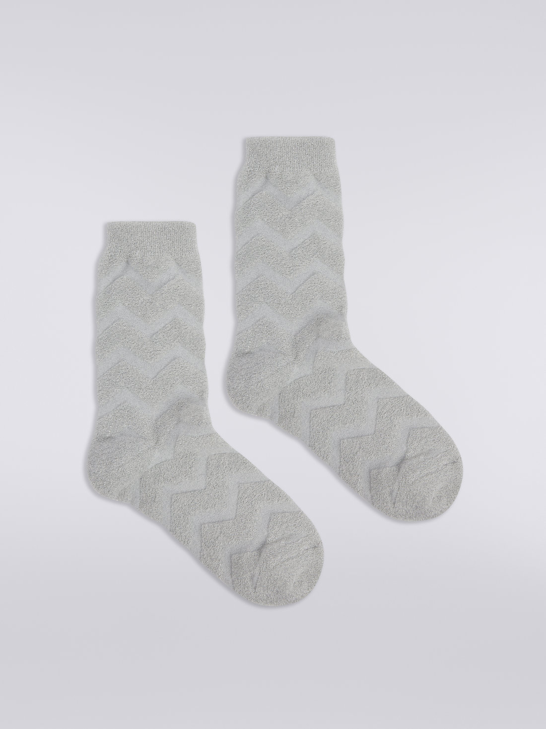 Short zigzag cotton and nylon socks , Multicoloured  - LS23WS3NBV00ENSM67W - 0
