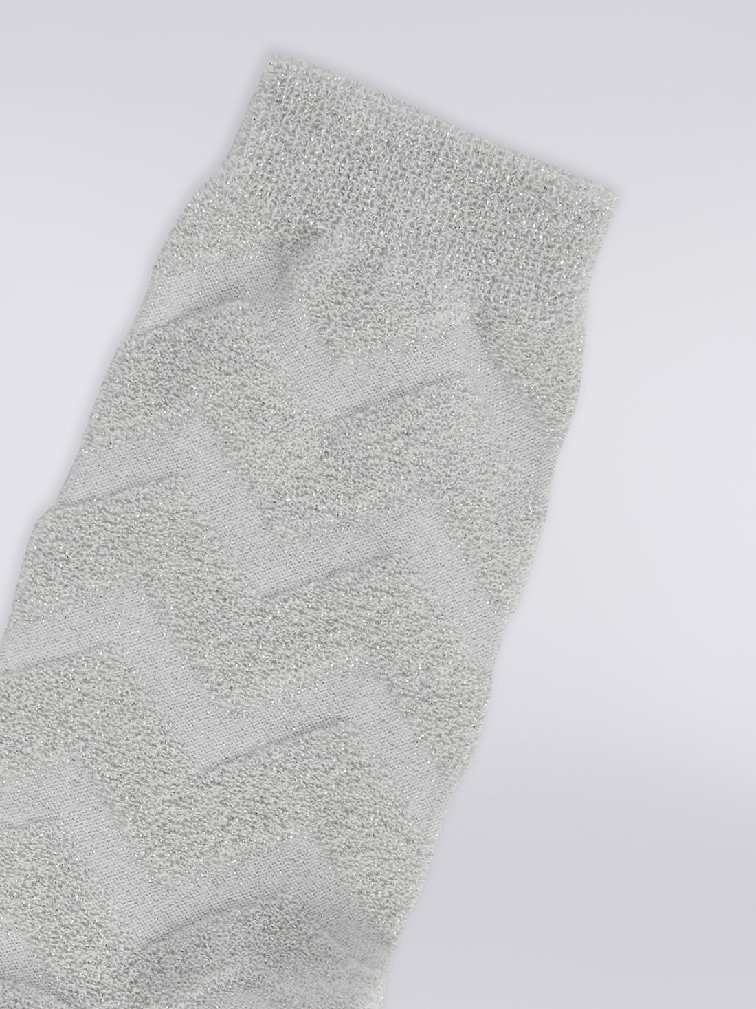 Short zigzag cotton and nylon socks , Multicoloured  - LS23WS3NBV00ENSM67W - 2
