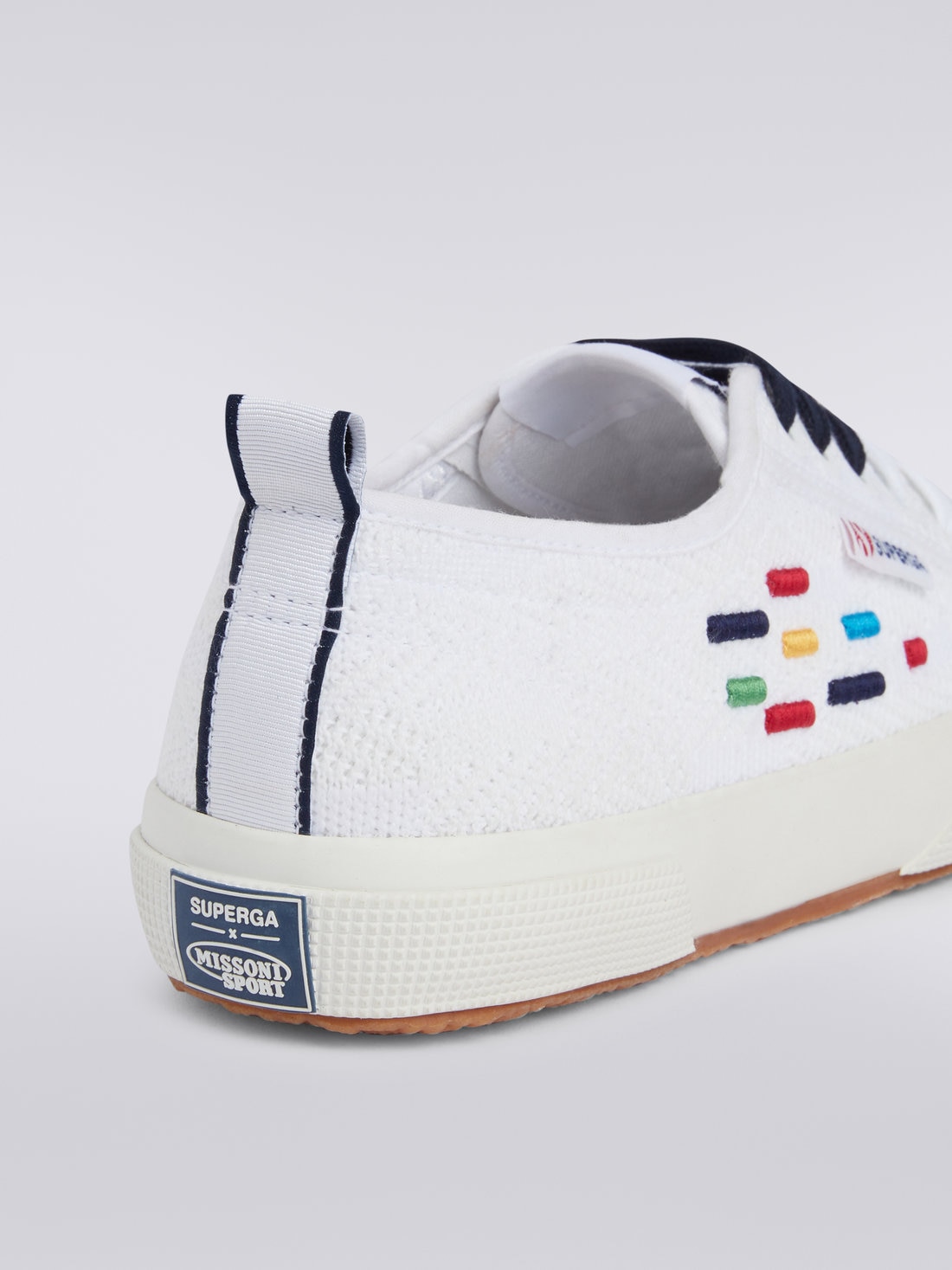 Superga X Missoni Sneakers en coton, Multicolore  - LS23WY0BBV00FLSM9CX - 3