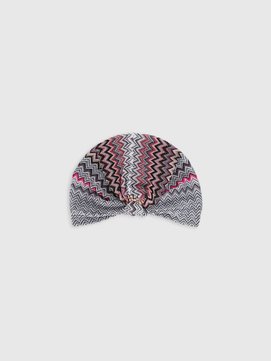 Turbante de viscosa en zigzag, Multicolor  - 8053147142432 - 0