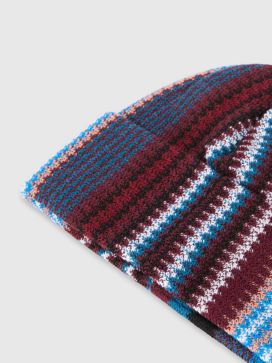 Chevron wool blend beanie, Multicoloured  - 8053147230368 - 1
