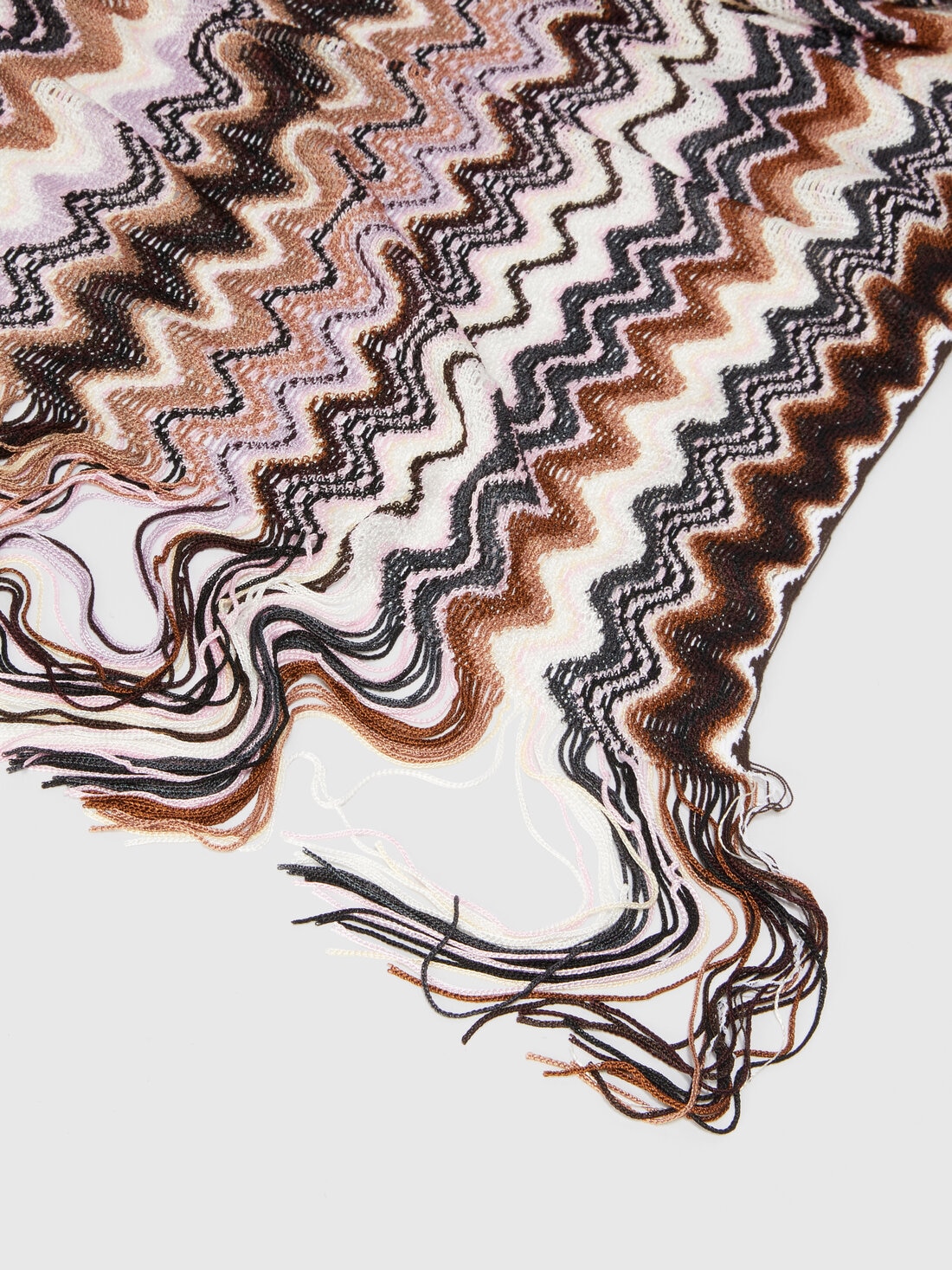 Chevron viscose scarf, Multicoloured  - 8053147230993 - 1